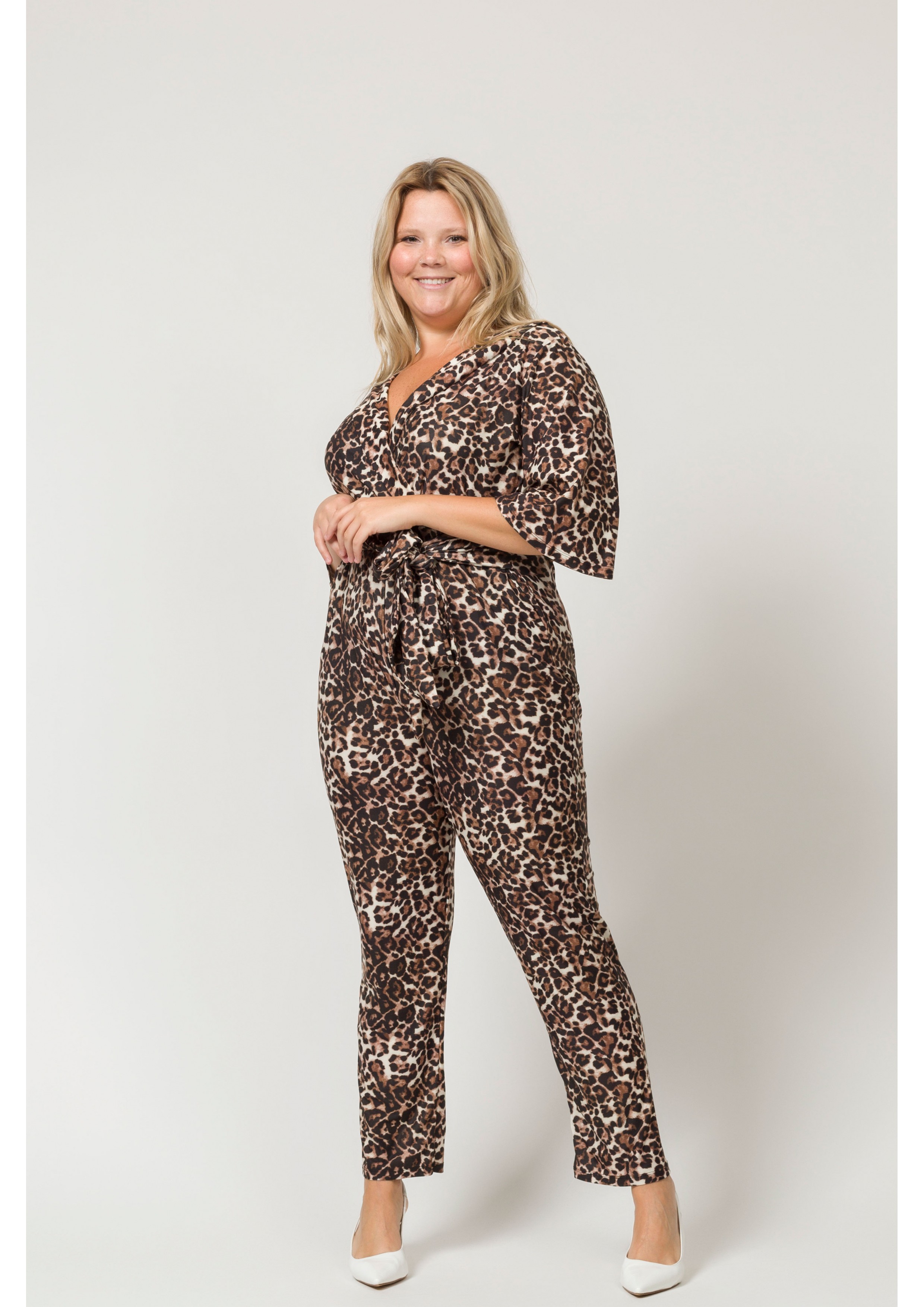 Printed Knit Jumpsuit...