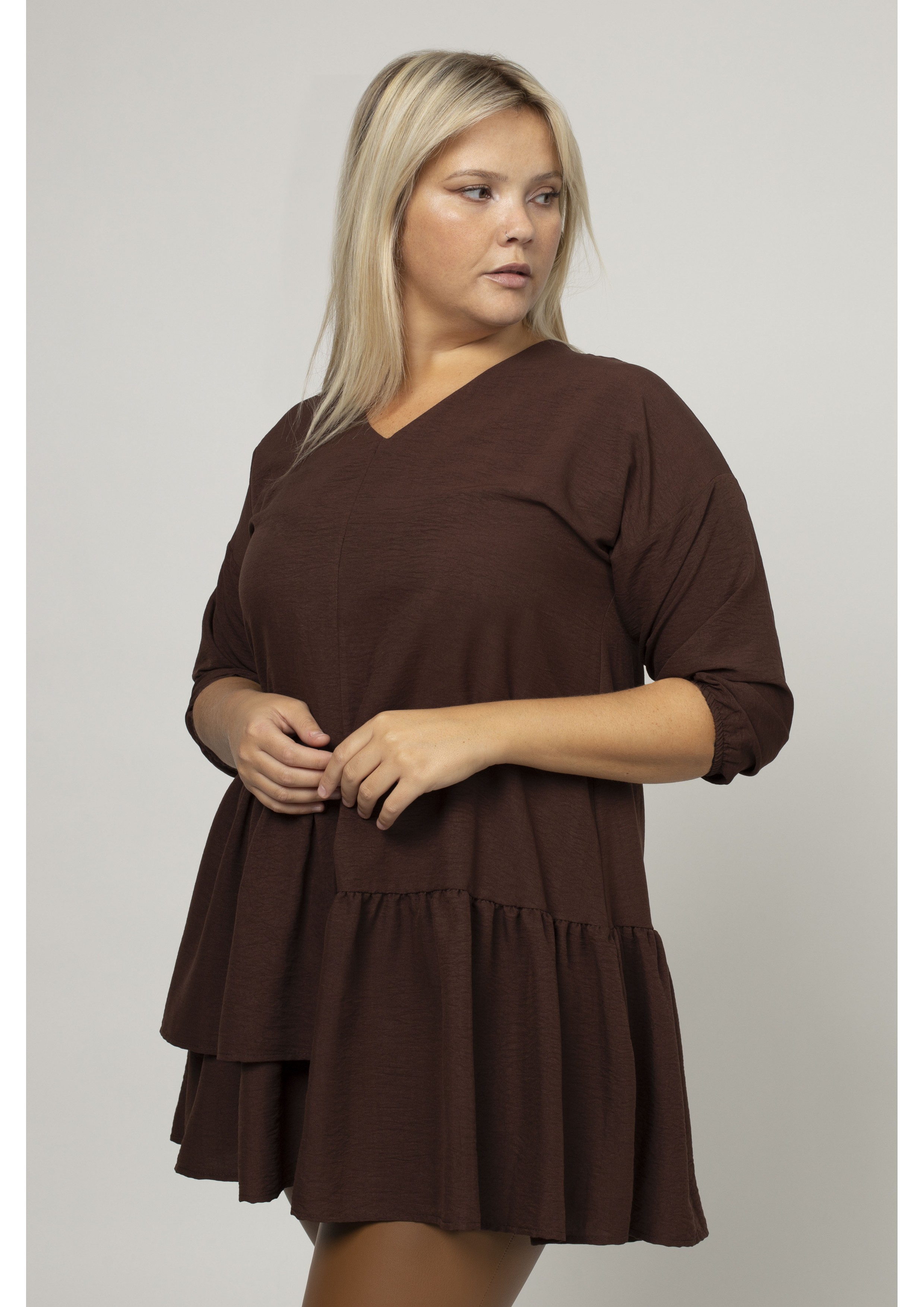 Tunic in Plain Fabric...
