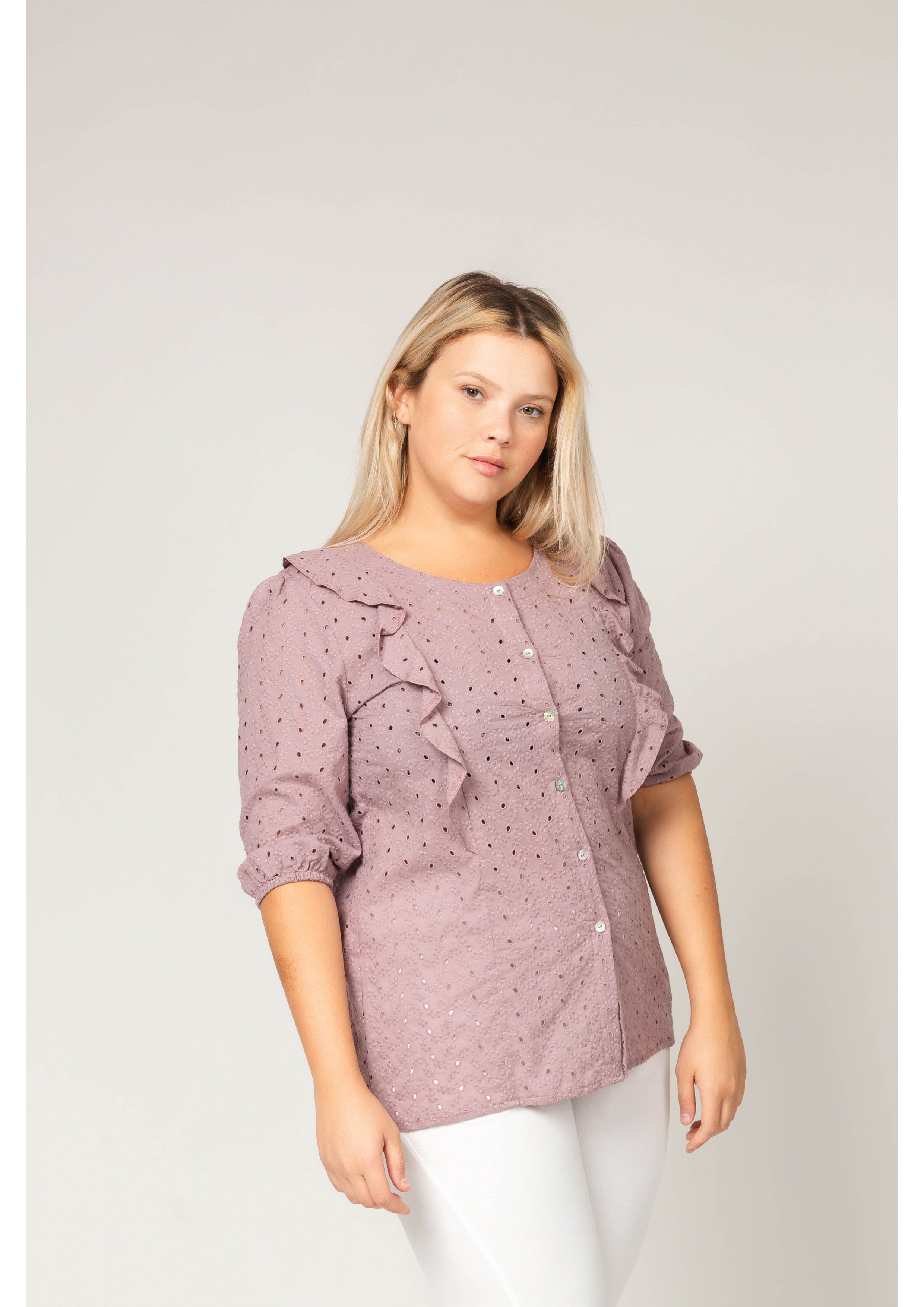 Blouse in fabric, Spring...