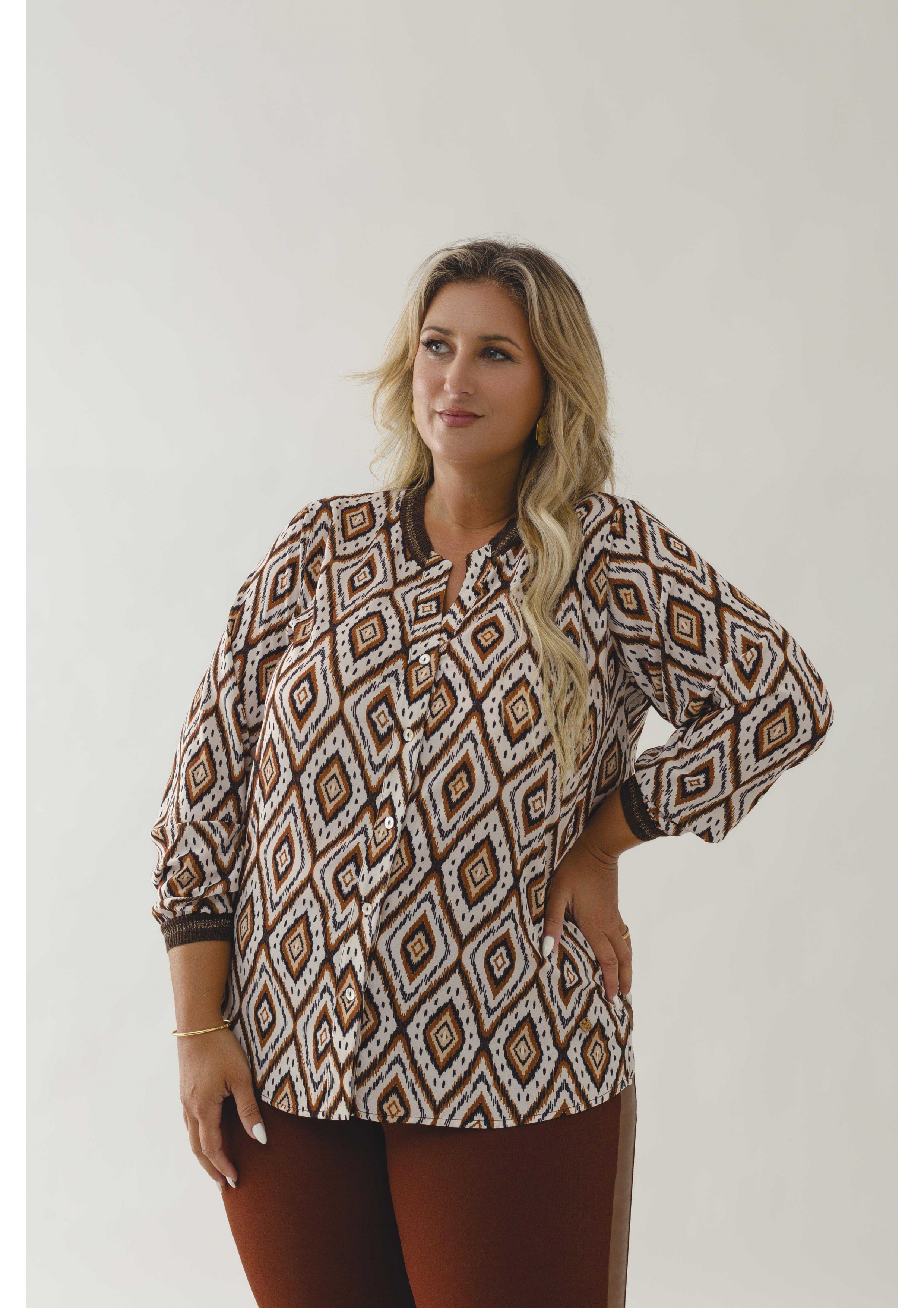 Printed Fabric Blouse...