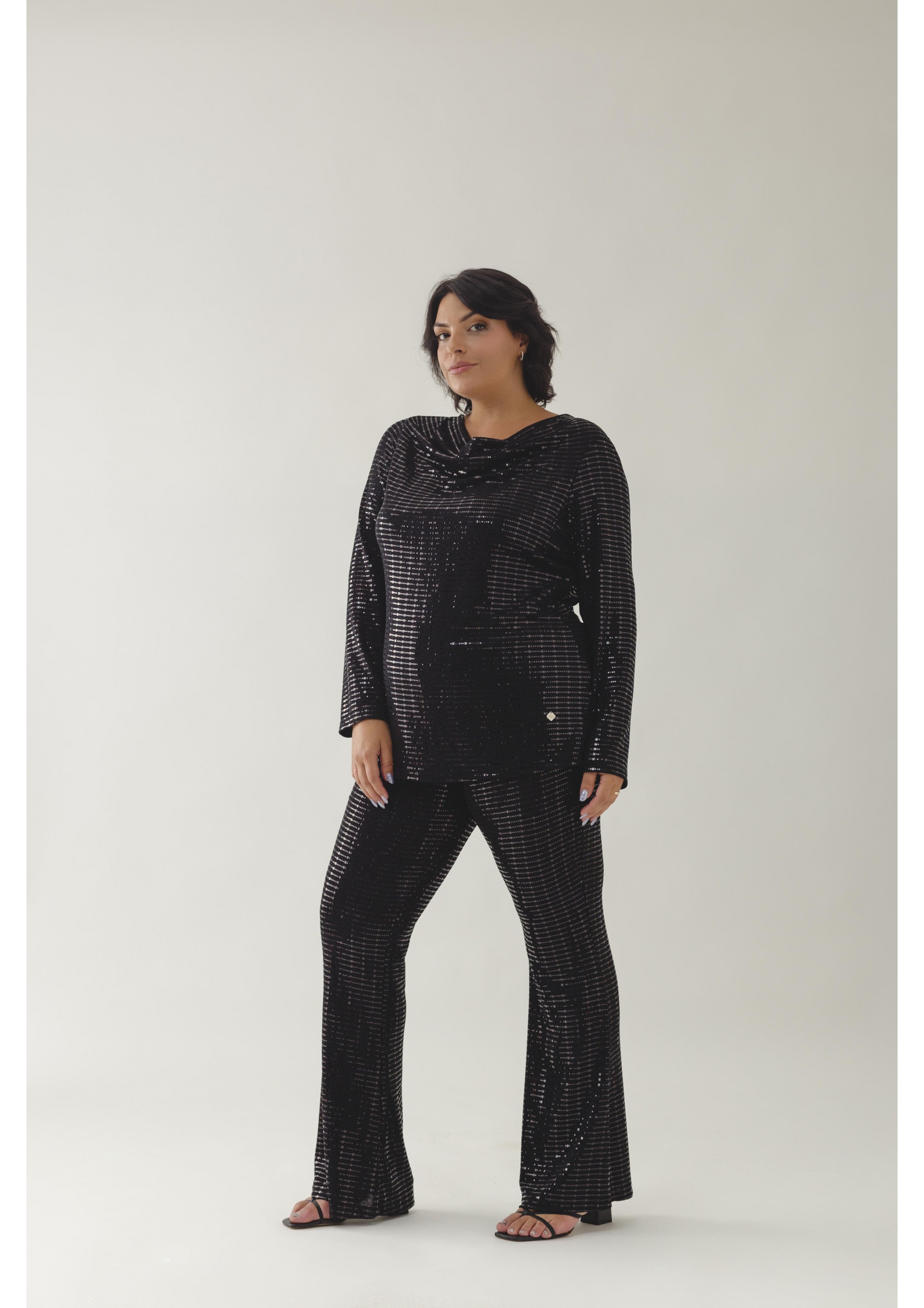 Pantalón de tela de malla...