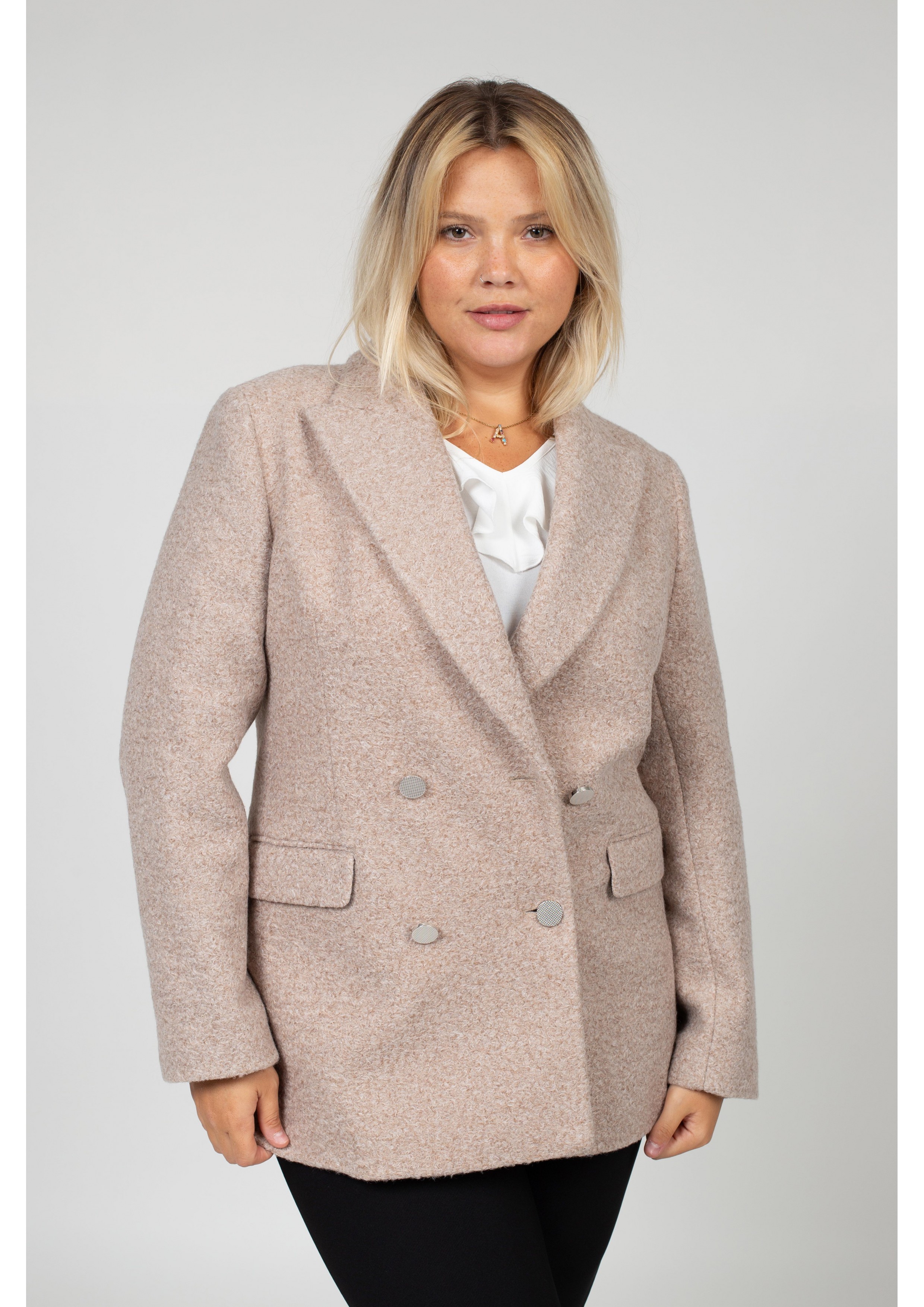 Plain Jacket Fall Winter...