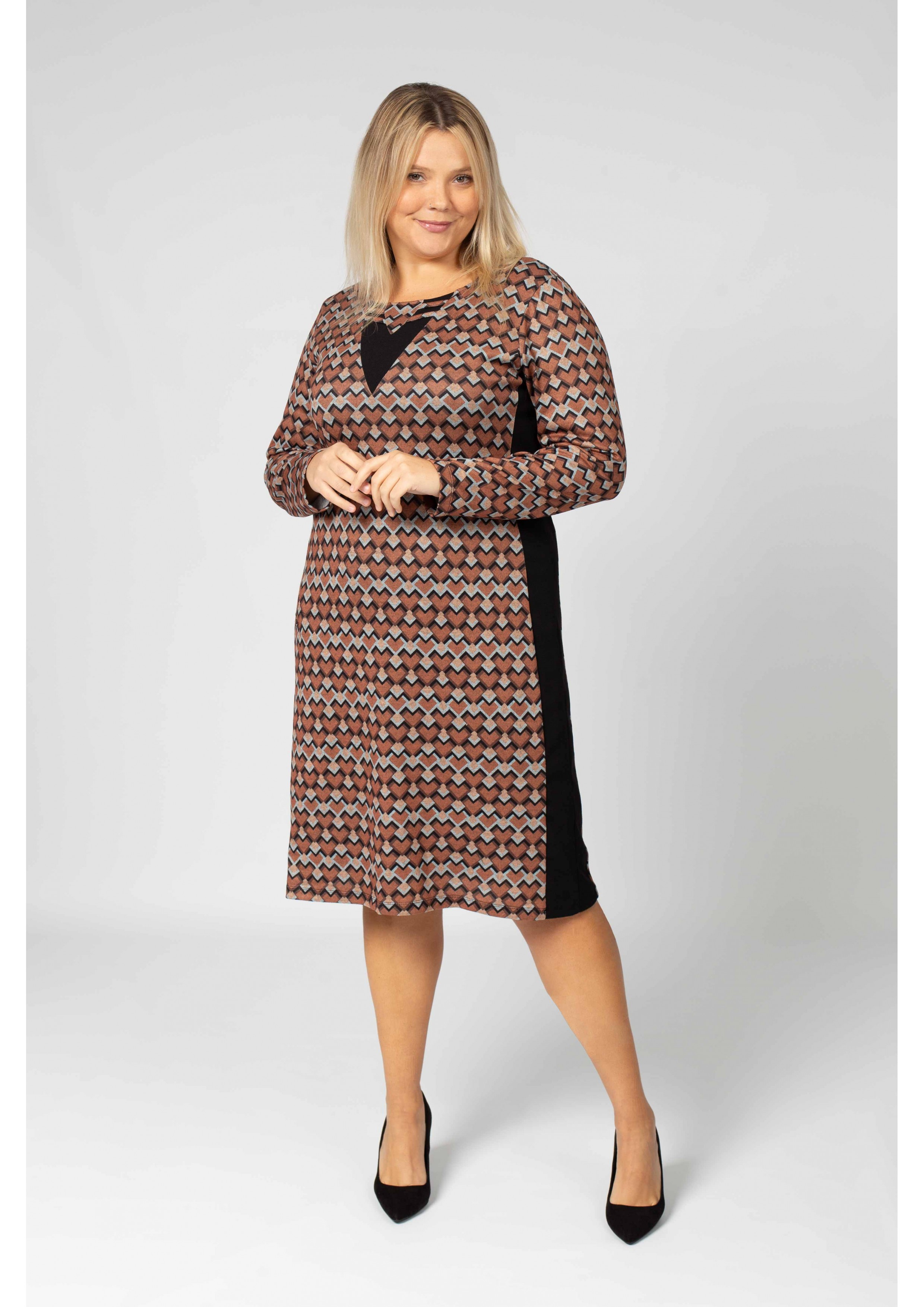 Robe courte en maille...