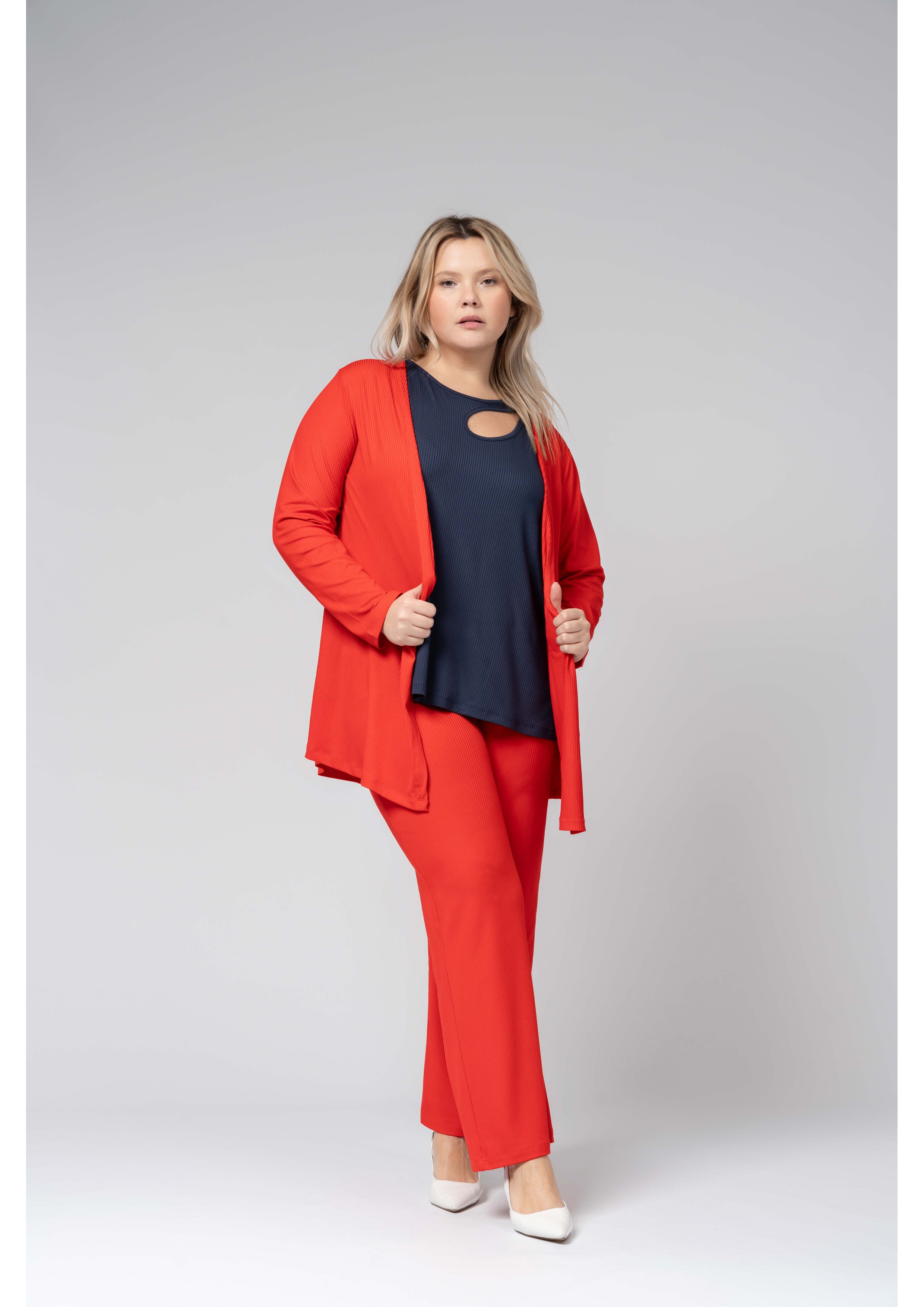 Rib Knit Pants Spring...