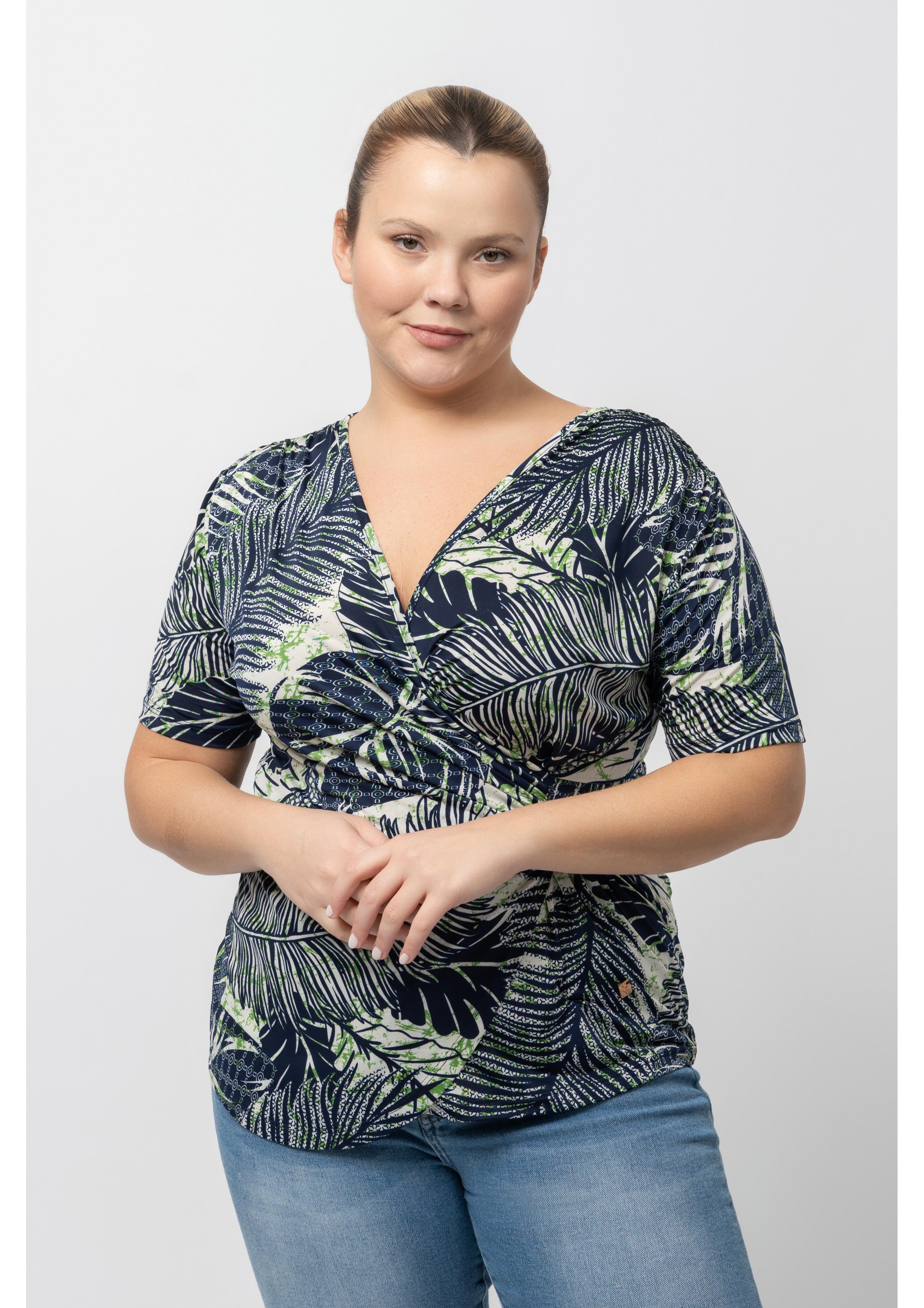 Printed Knit Sweater Spring...