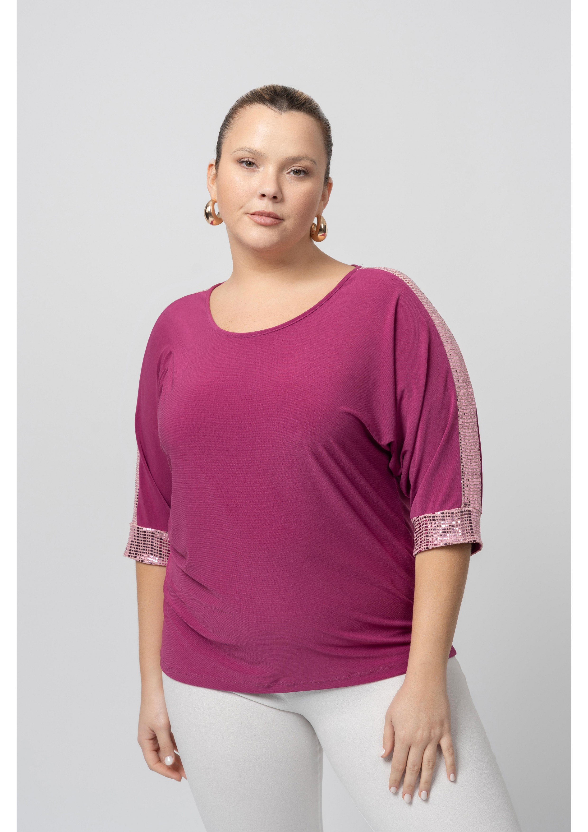 Plain Knit Tunic Spring...