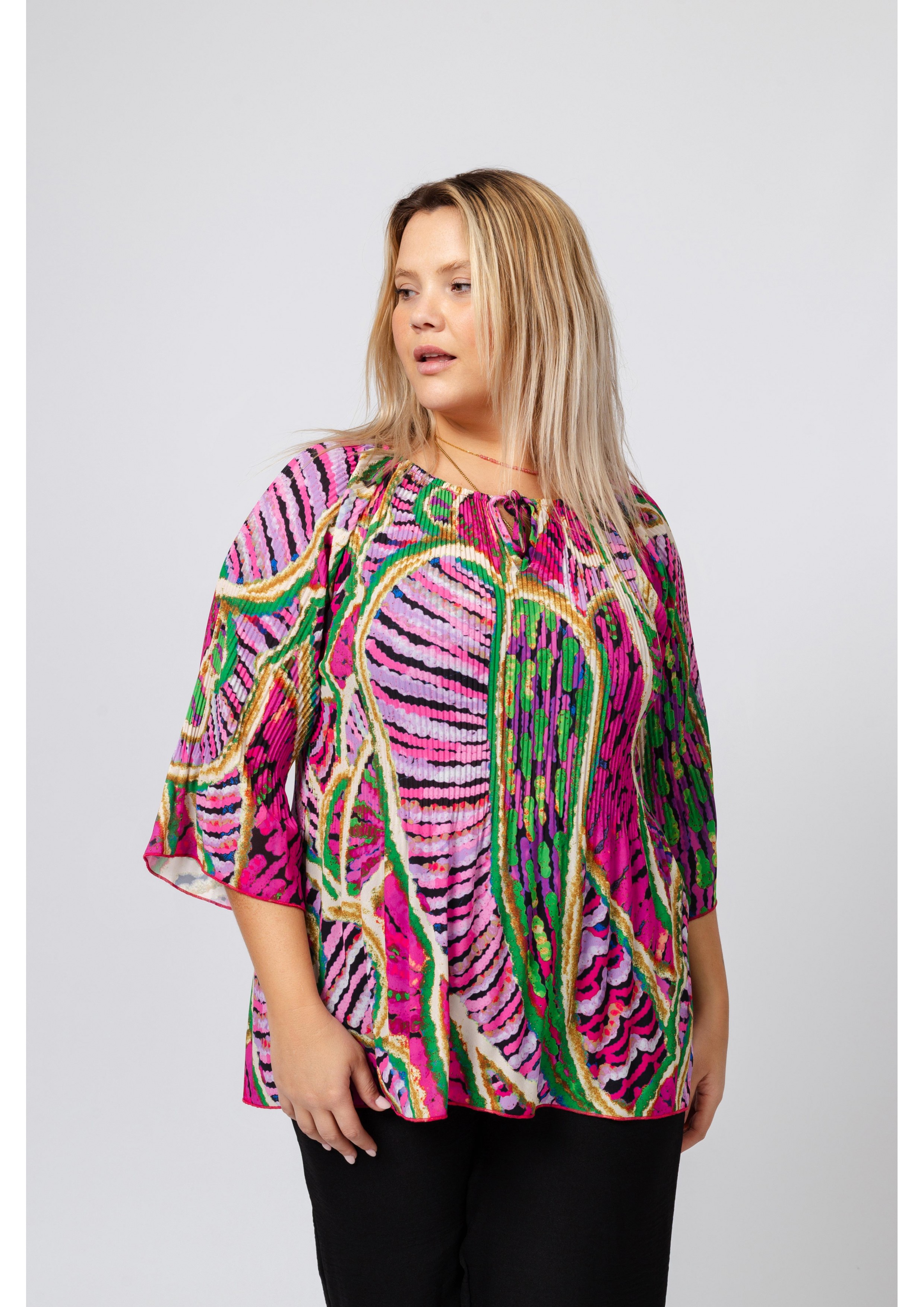 Printed Fabric Tunic Spring...
