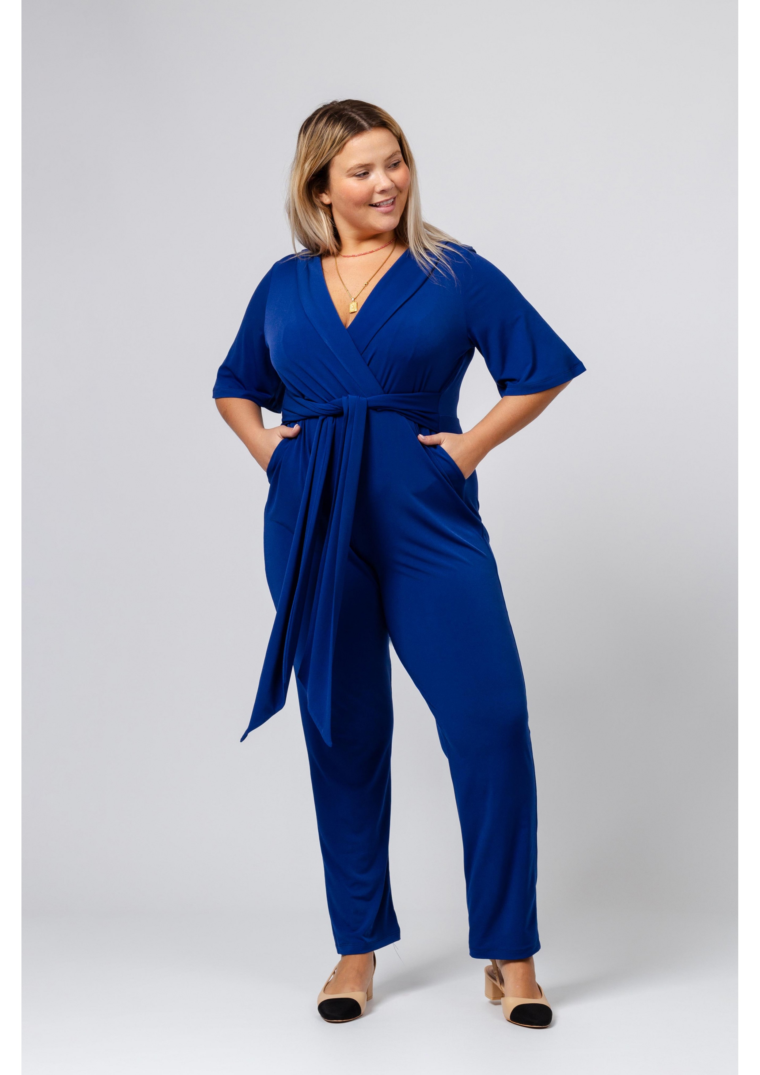 Solid Knit Jumpsuit Spring...