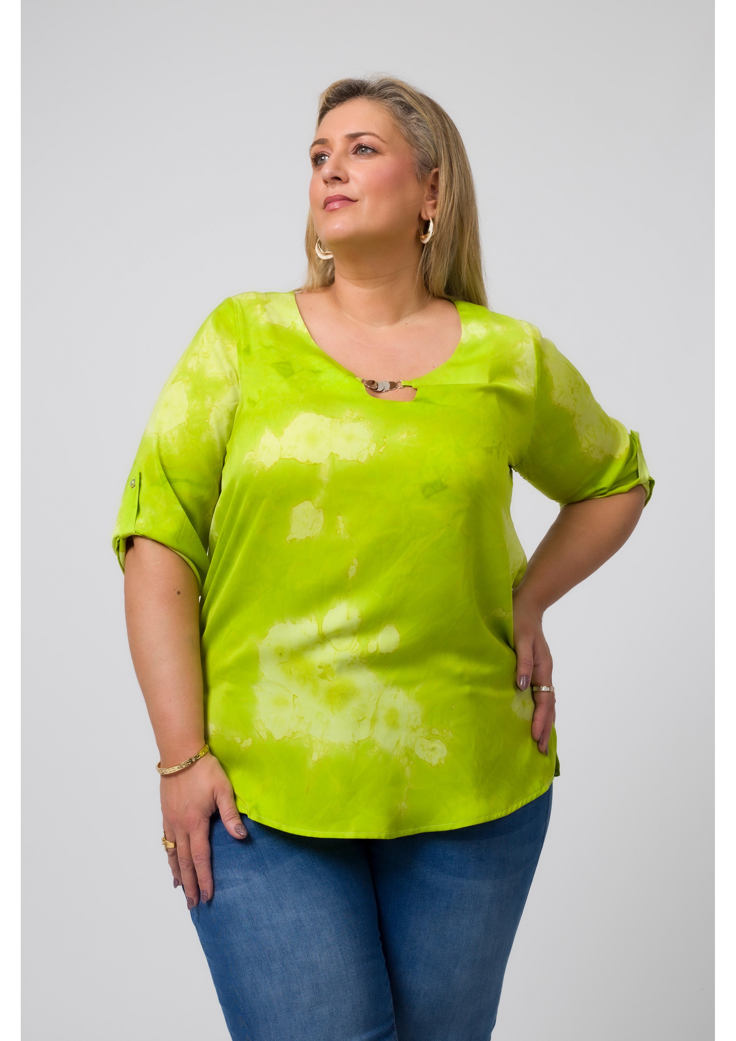 Printed Fabric Tunic Spring...