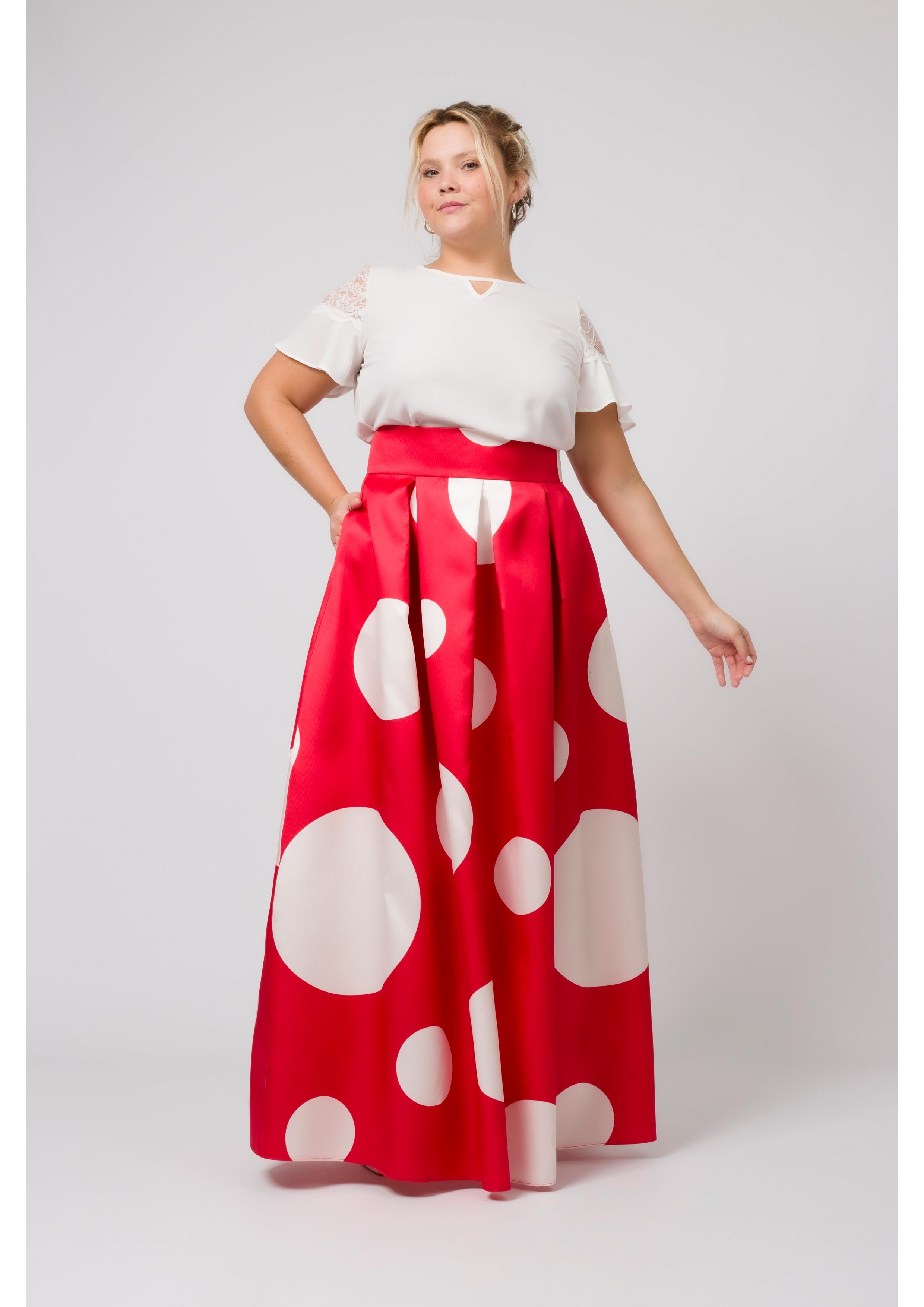 Printed Fabric Skirt Spring...