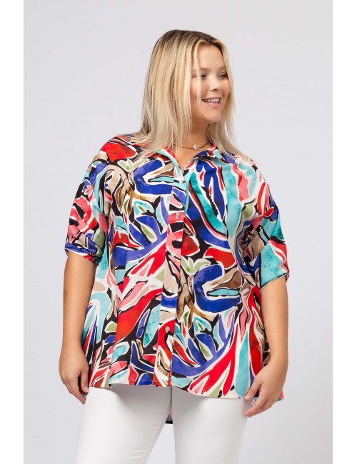 Printed Fabric Blouse...