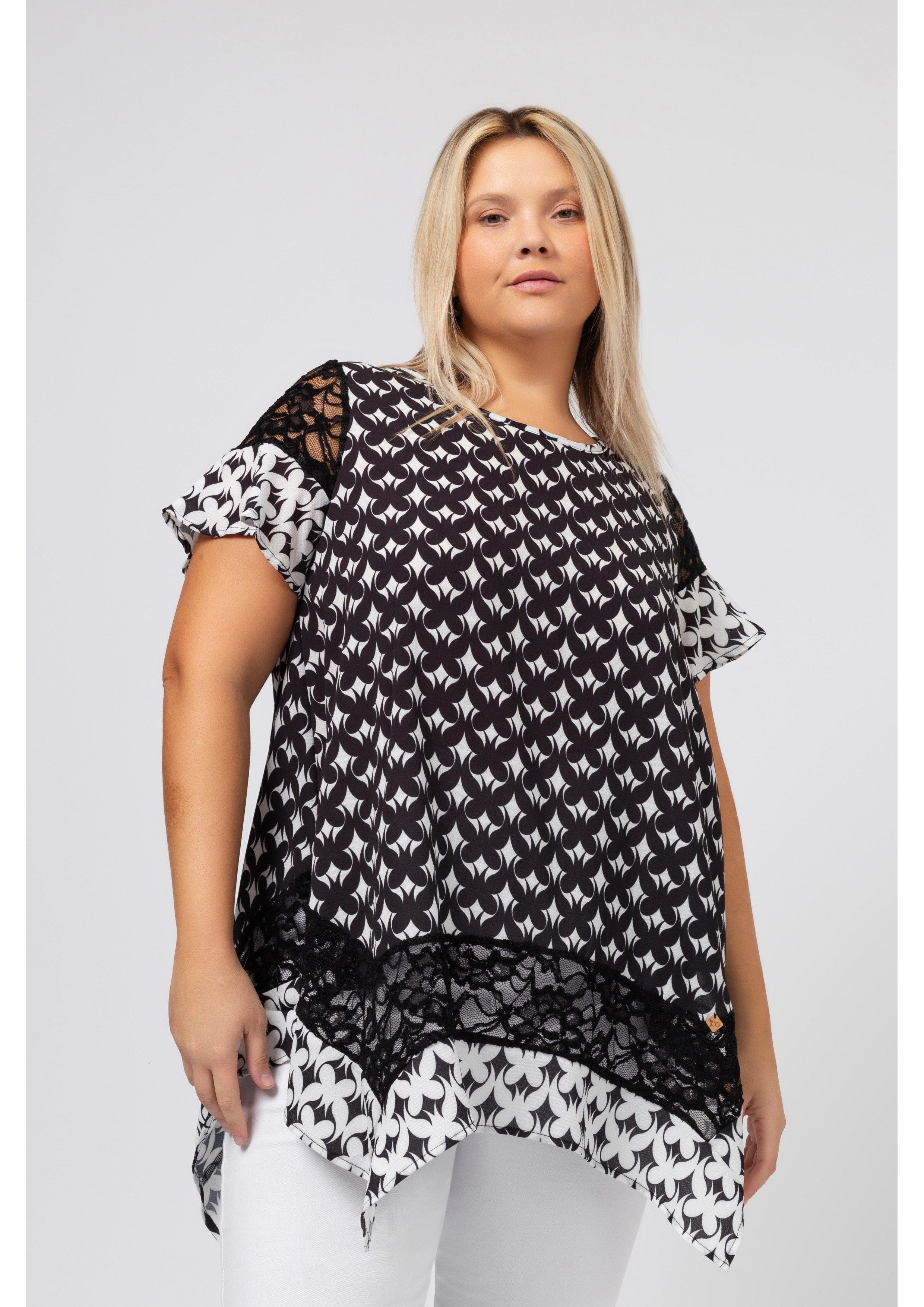 Tunic in Printed Fabric...