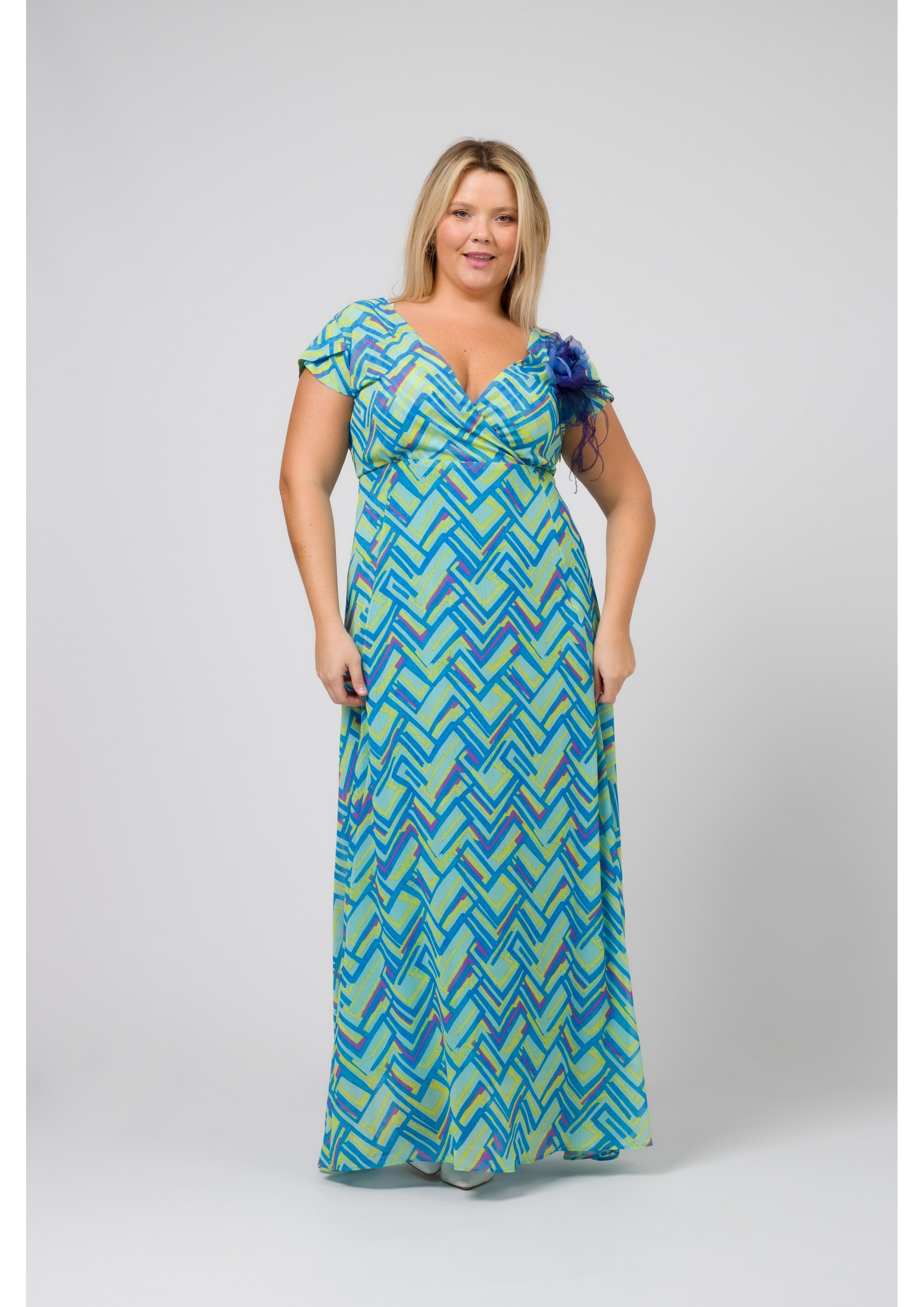 Robe en tissu imprimé...