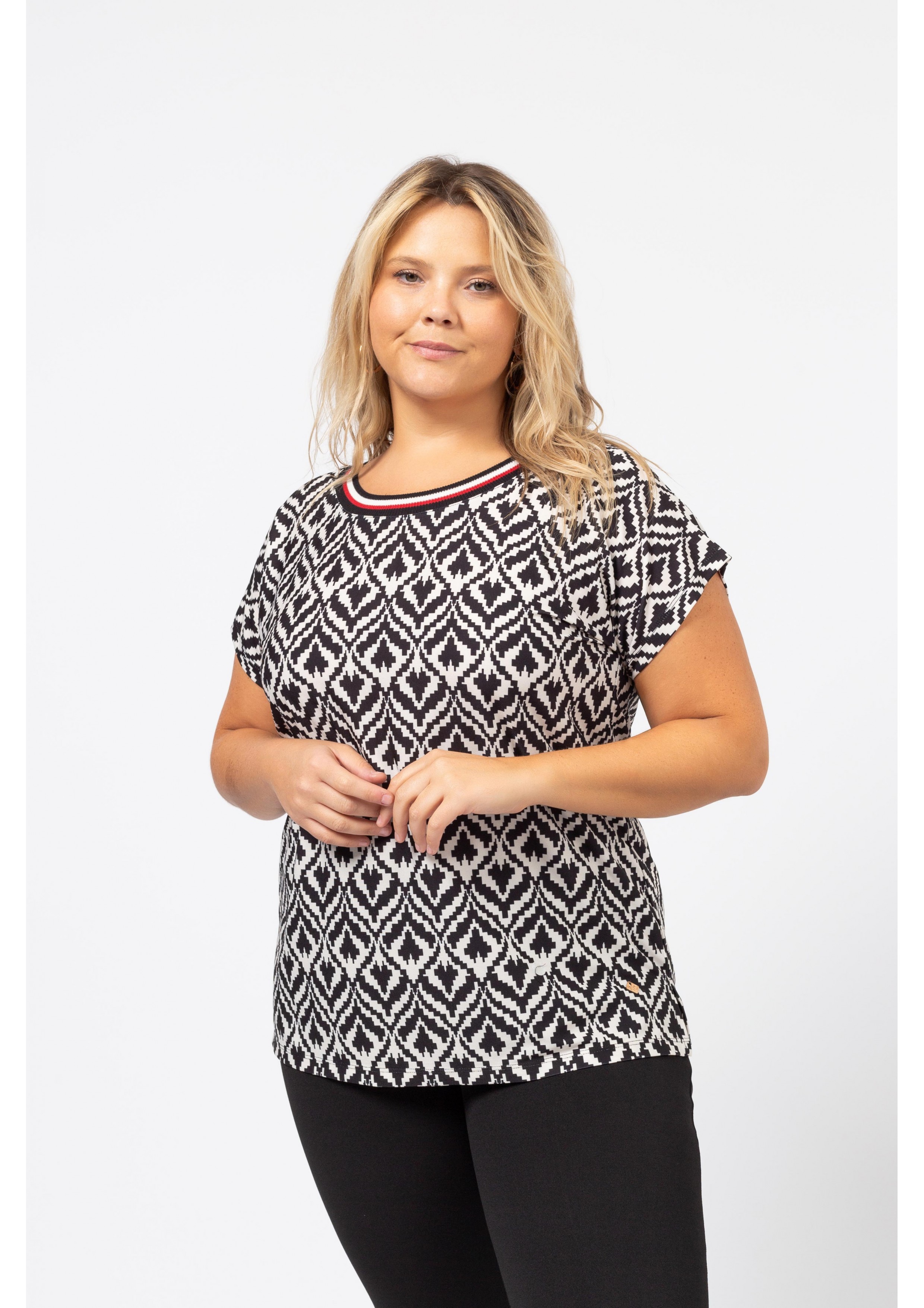 Printed Knit Tunic Spring...