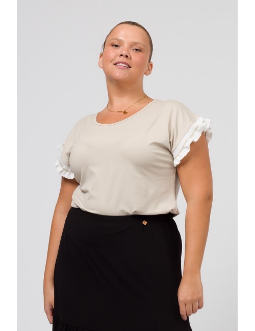 Camiseta de punto liso...