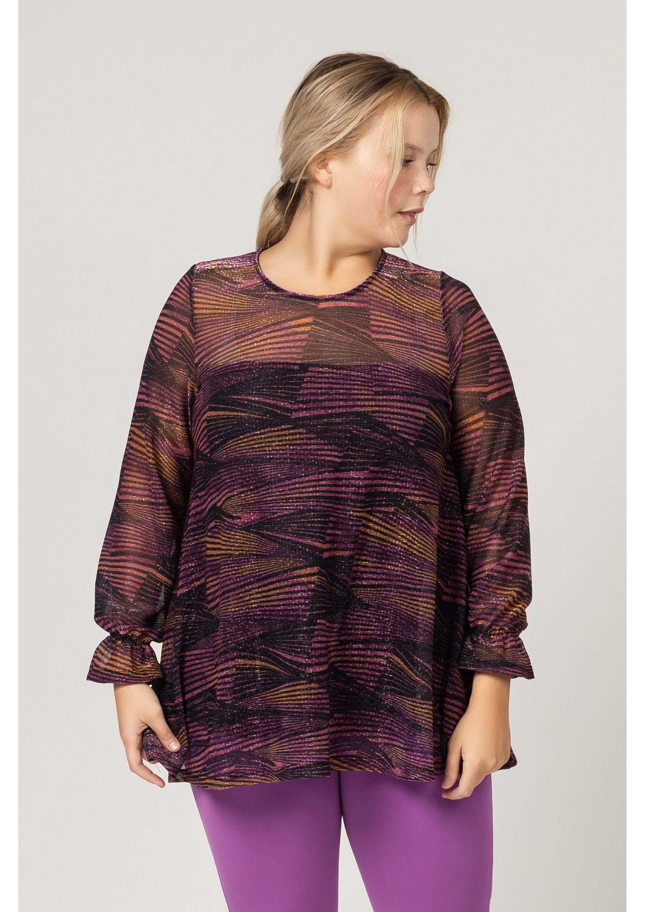 Printed Flared Tunic Autumn...