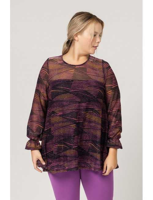 Printed Flared Tunic Autumn...