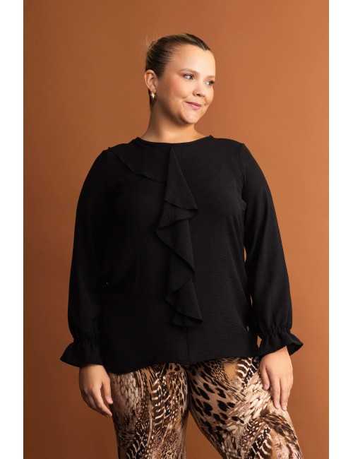 Tunic in Solid Fabric...