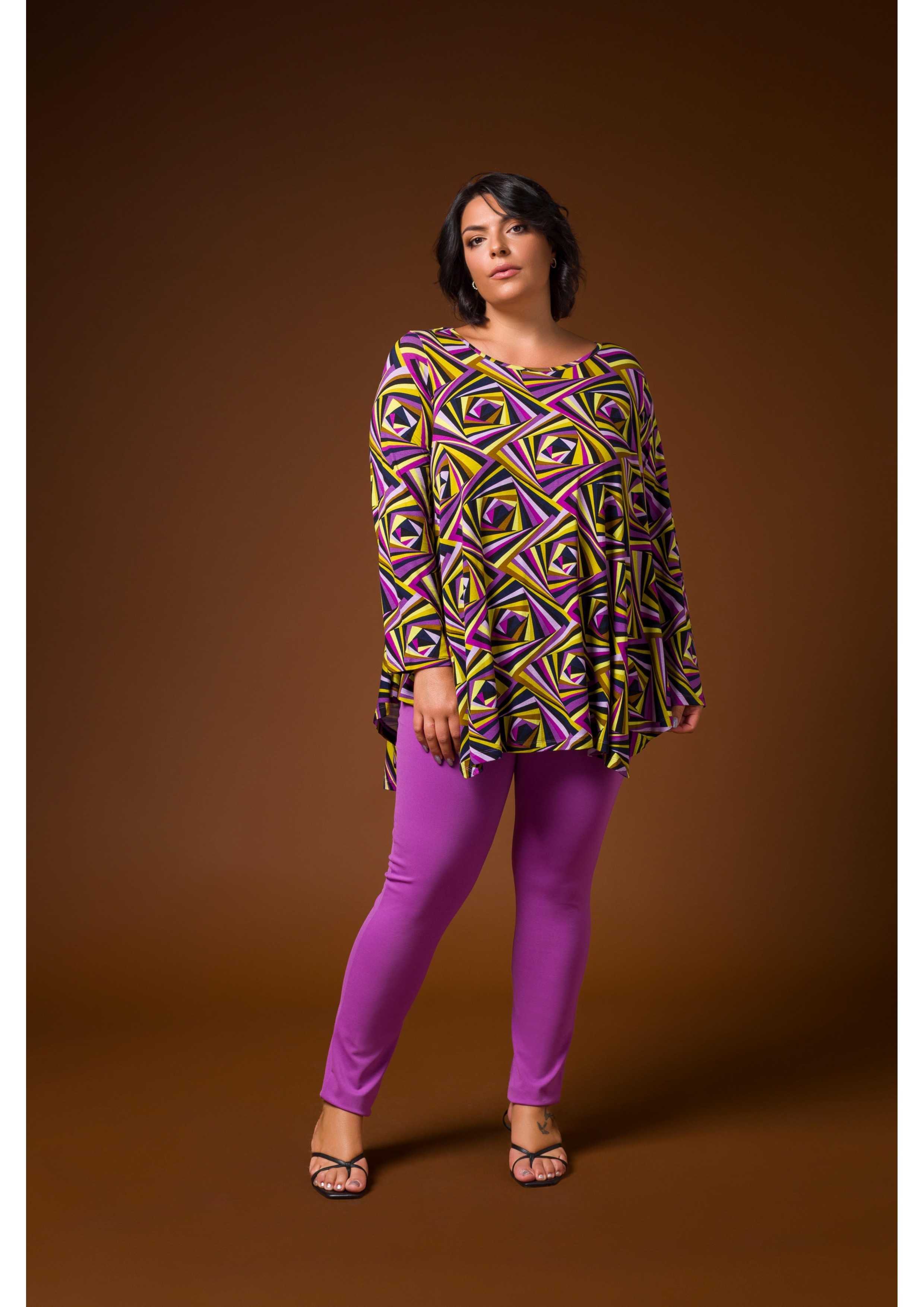 Pantalón de punto liso...