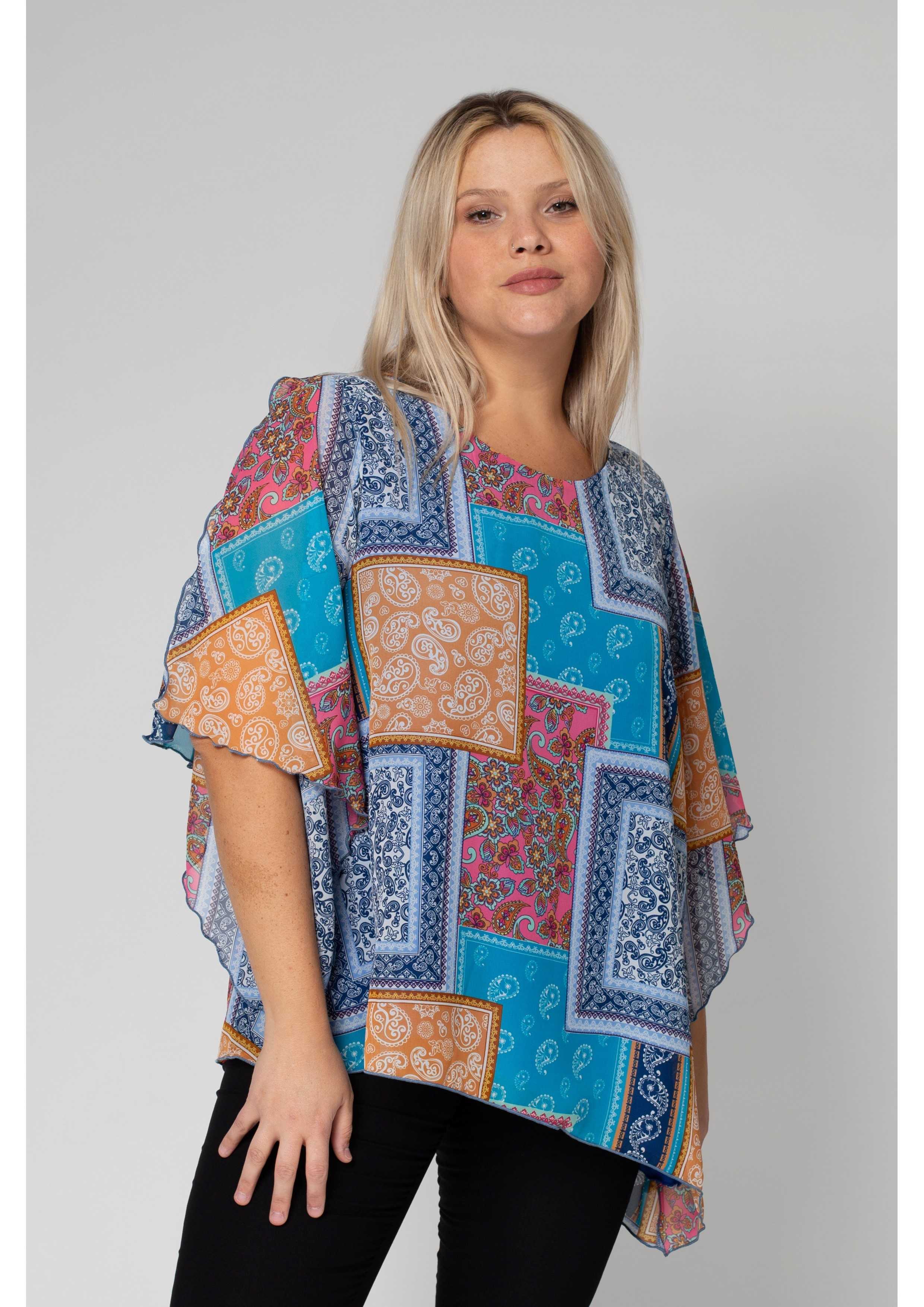 Tunic in Fluid Printed...