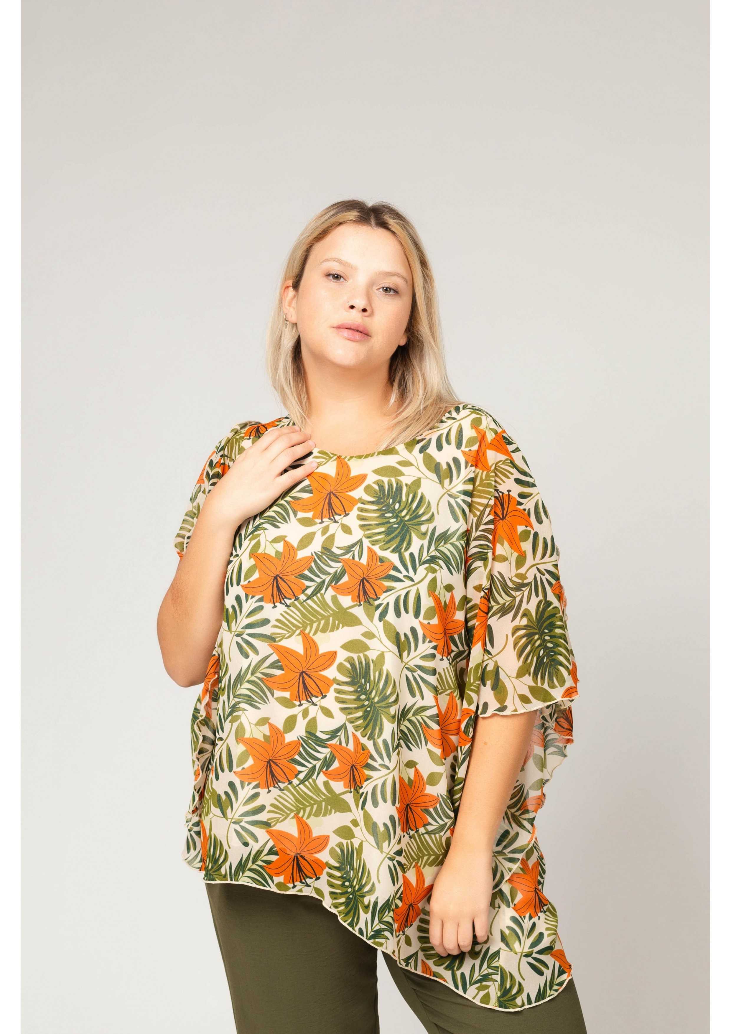 Printed Fabric Tunic Spring...