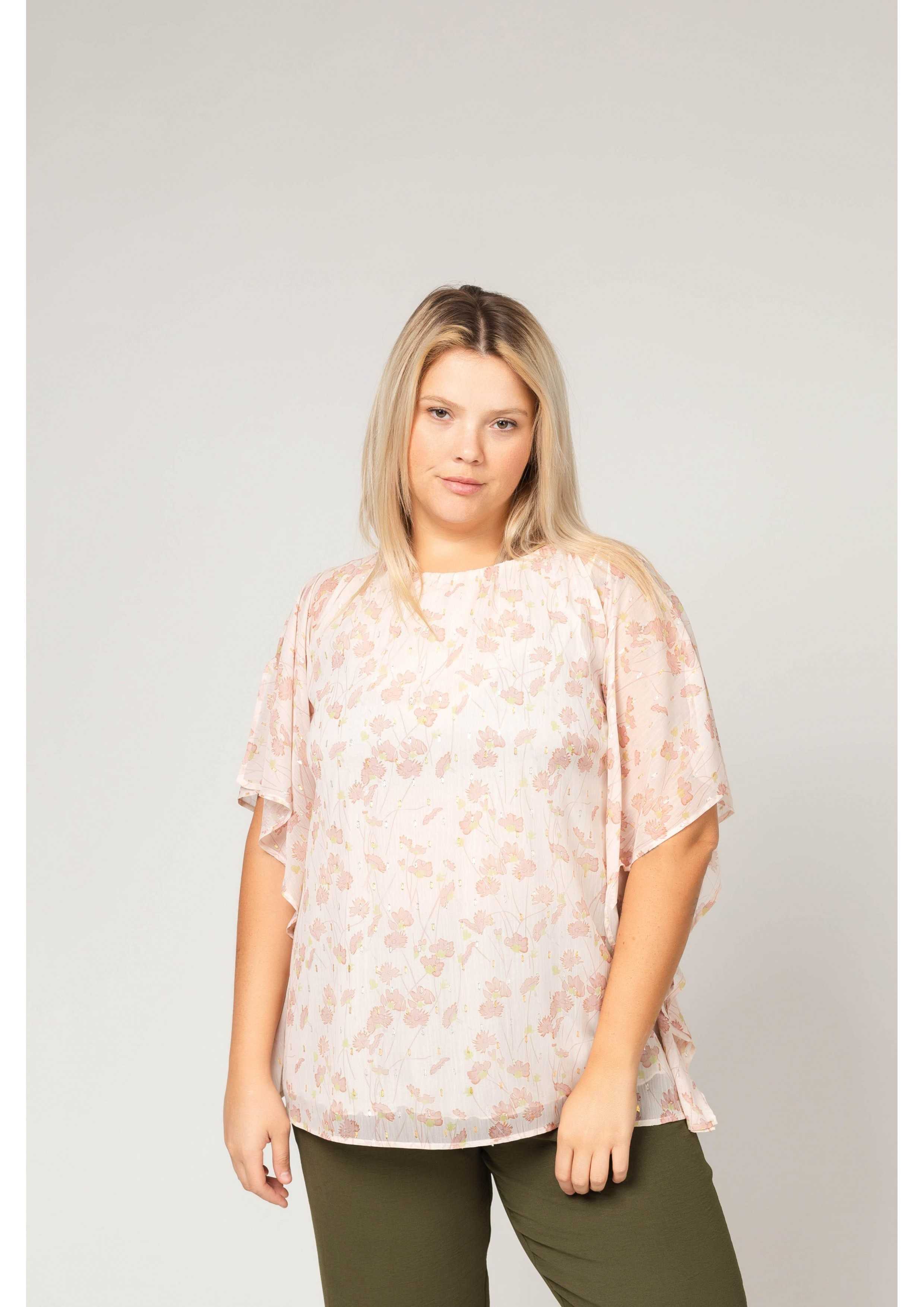 Tunique poncho en tissu...