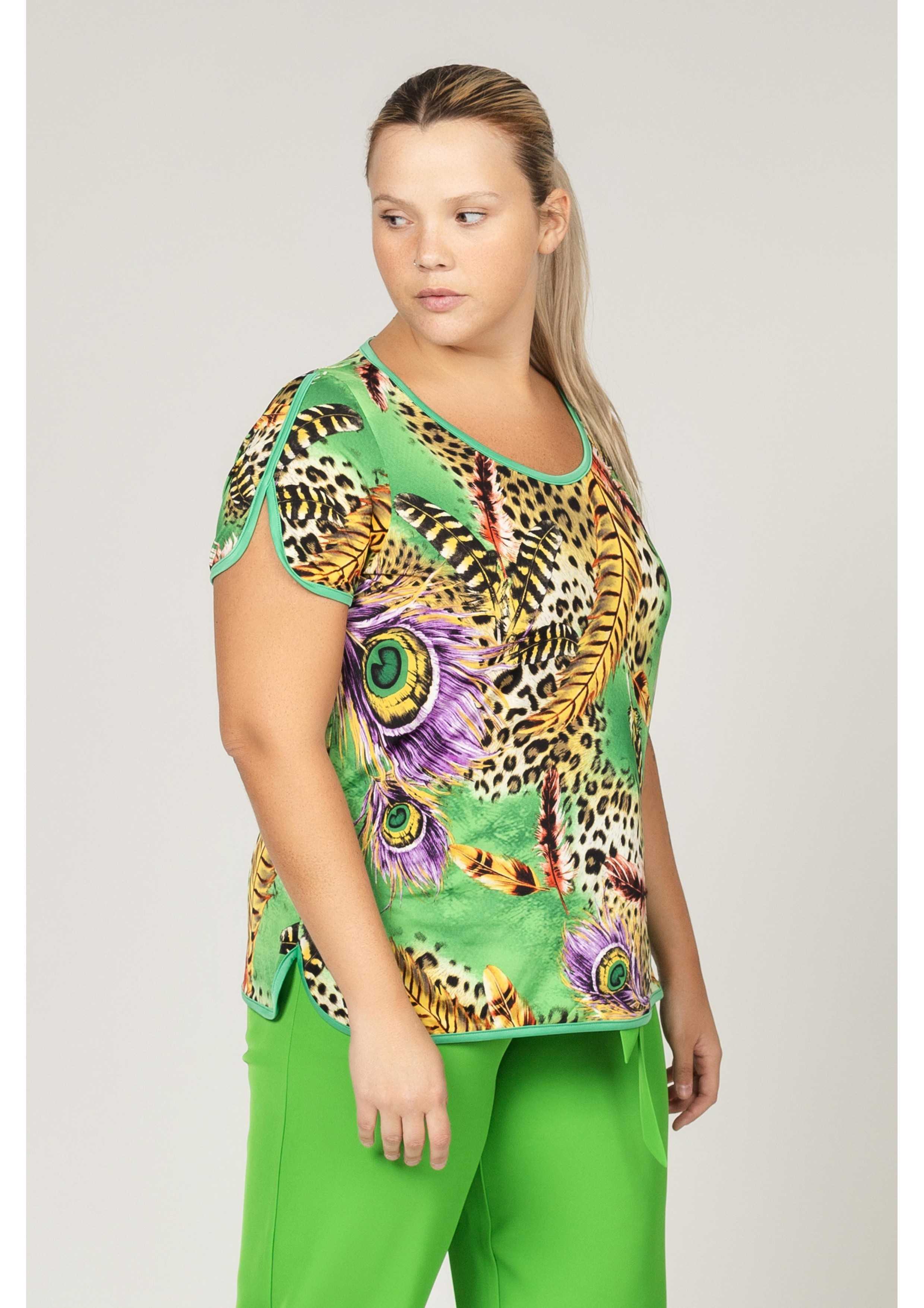 Pull en maille imprimée...