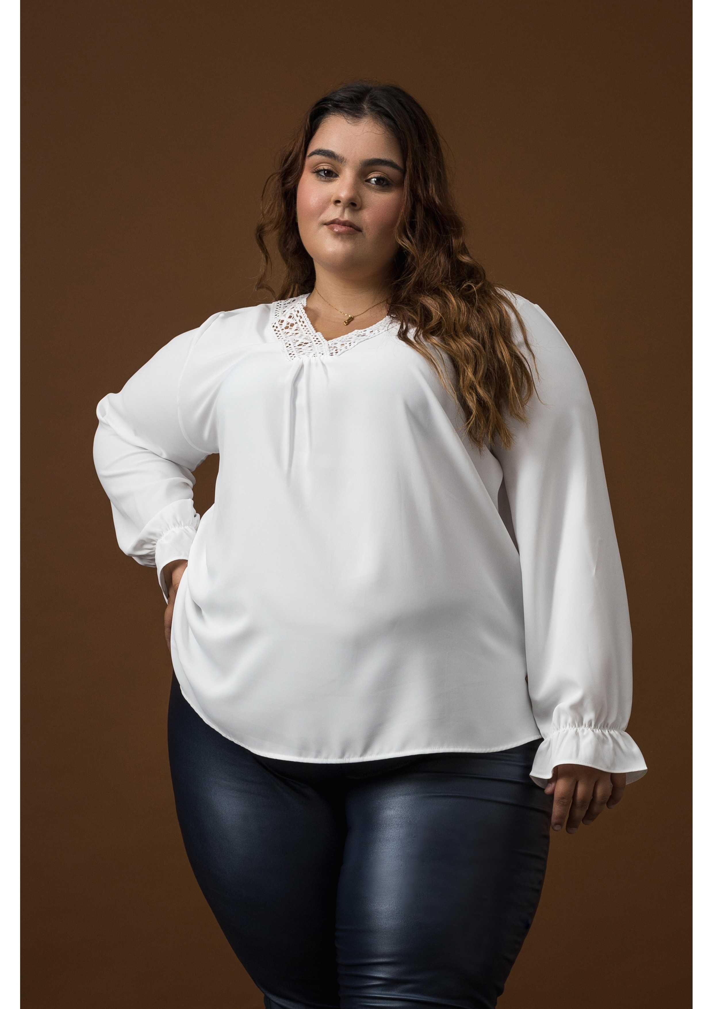 Plain Crepe Tunic Autumn...