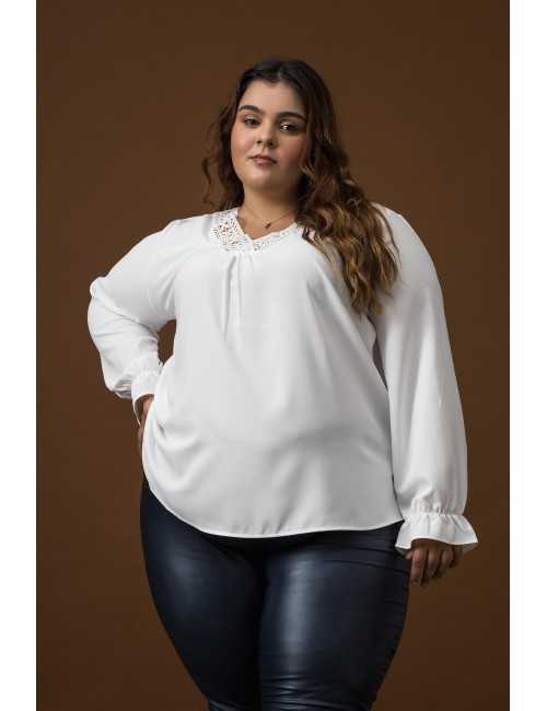 Plain Crepe Tunic Autumn...