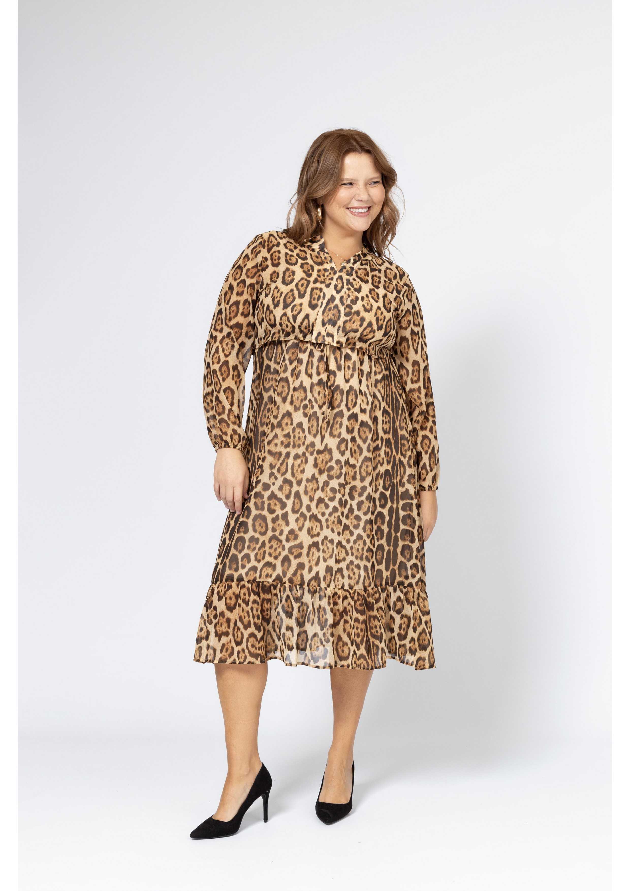 Printed Fabric Dress Autumn...