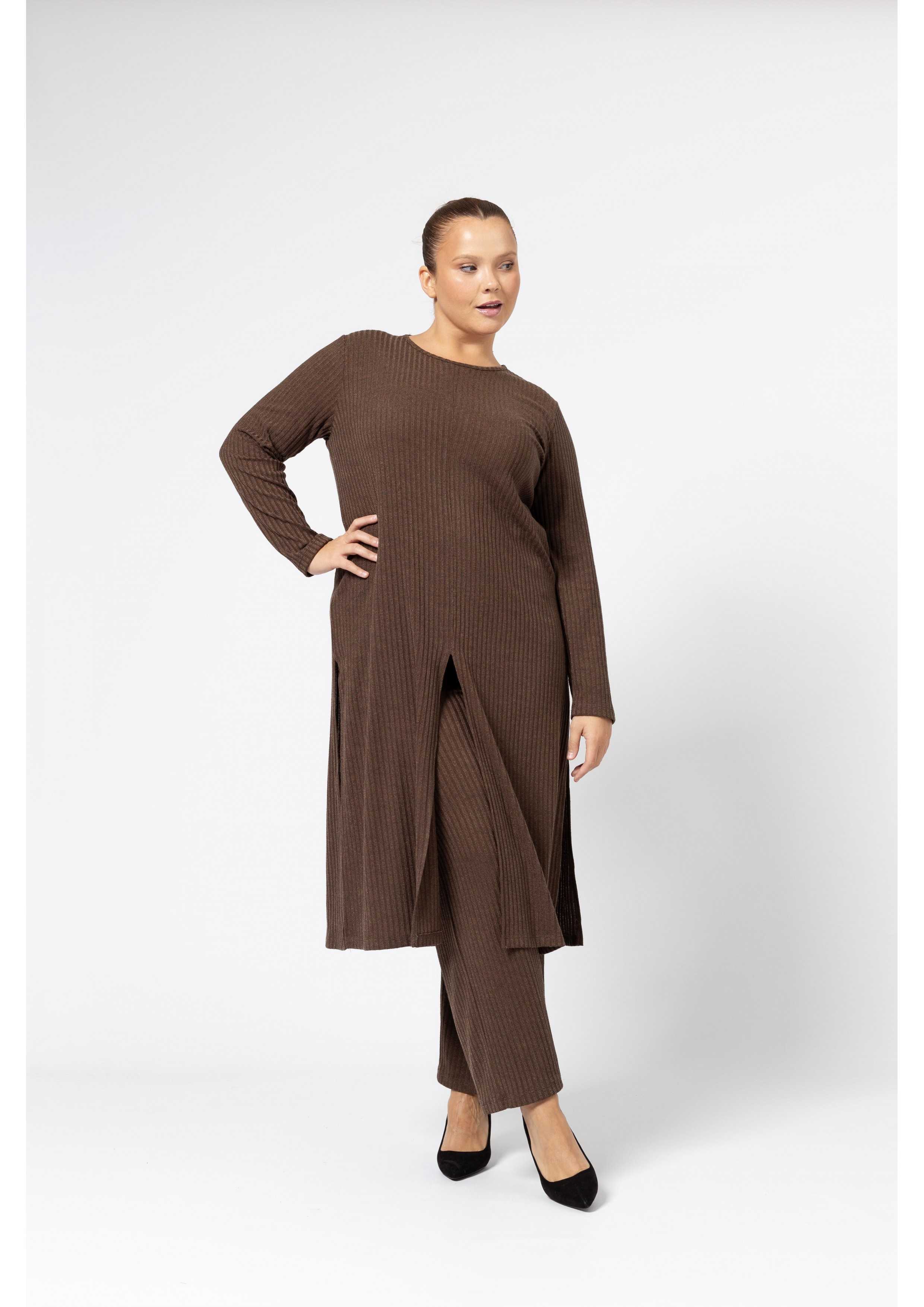 Plain Knit Set Autumn...