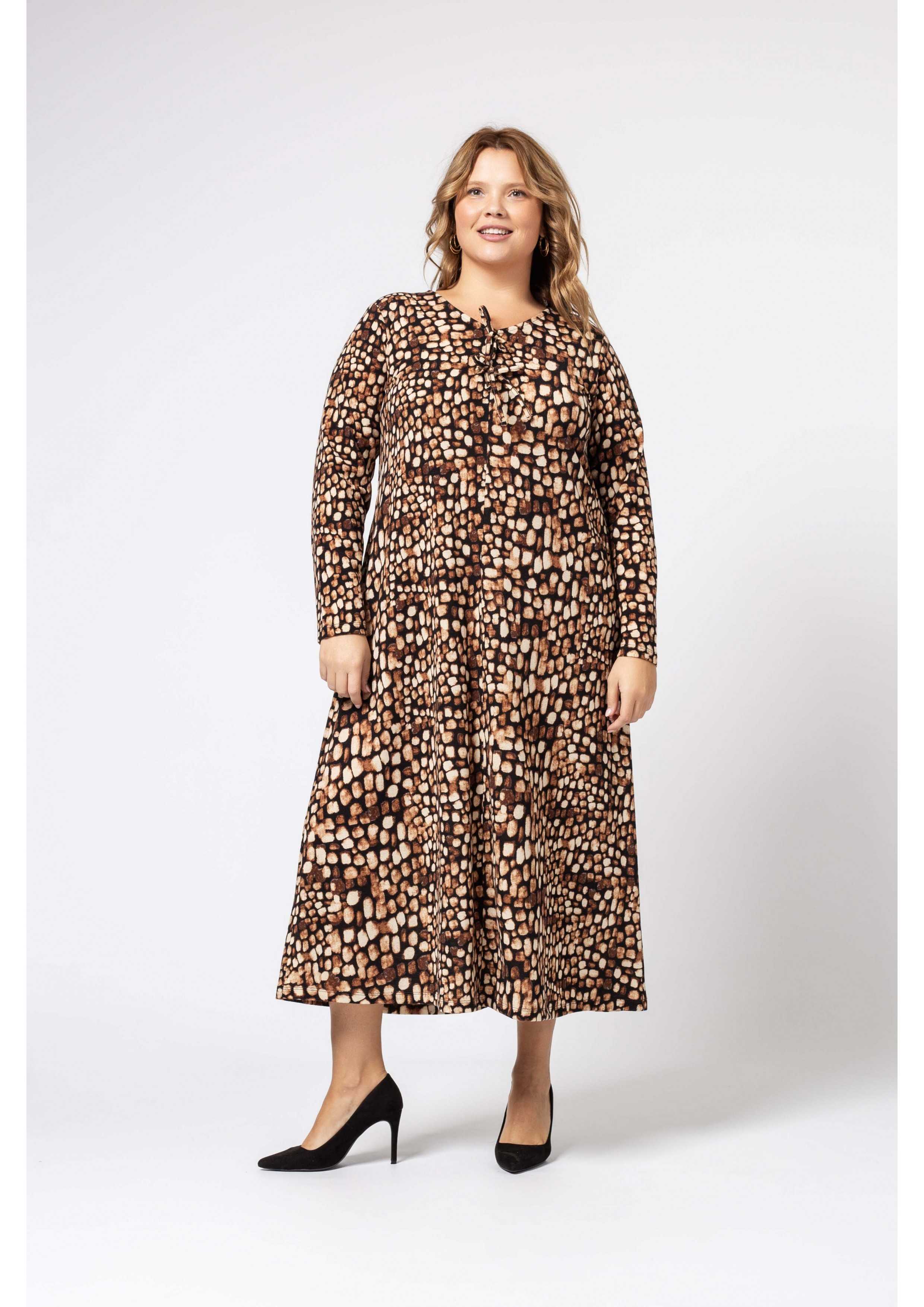 Robe en maille imprimée...