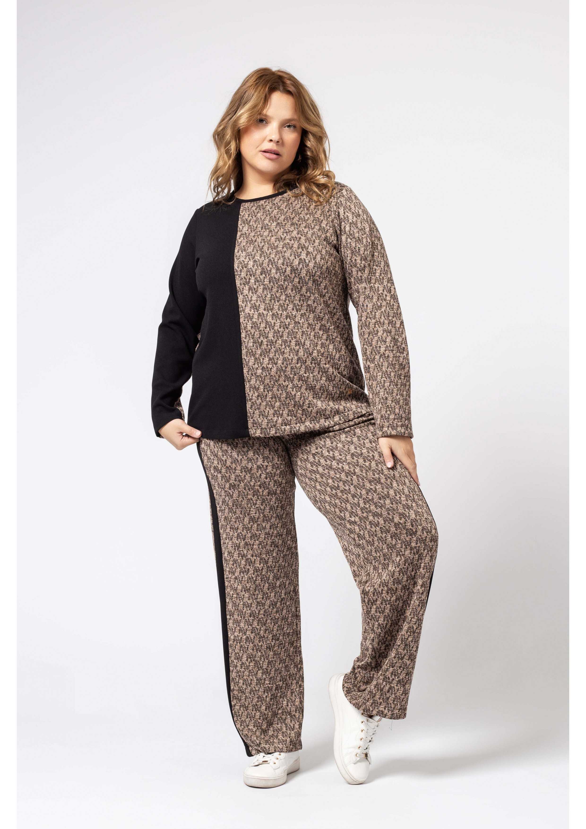 Conjunto de malla estampada...