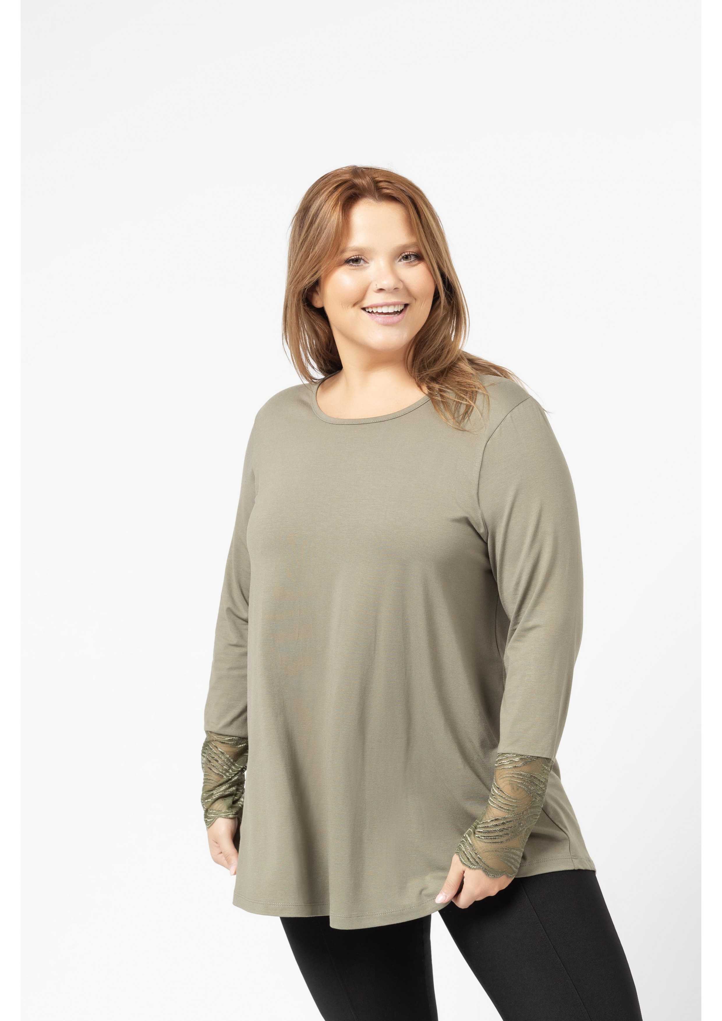 Plain Knit Tunic Autumn...