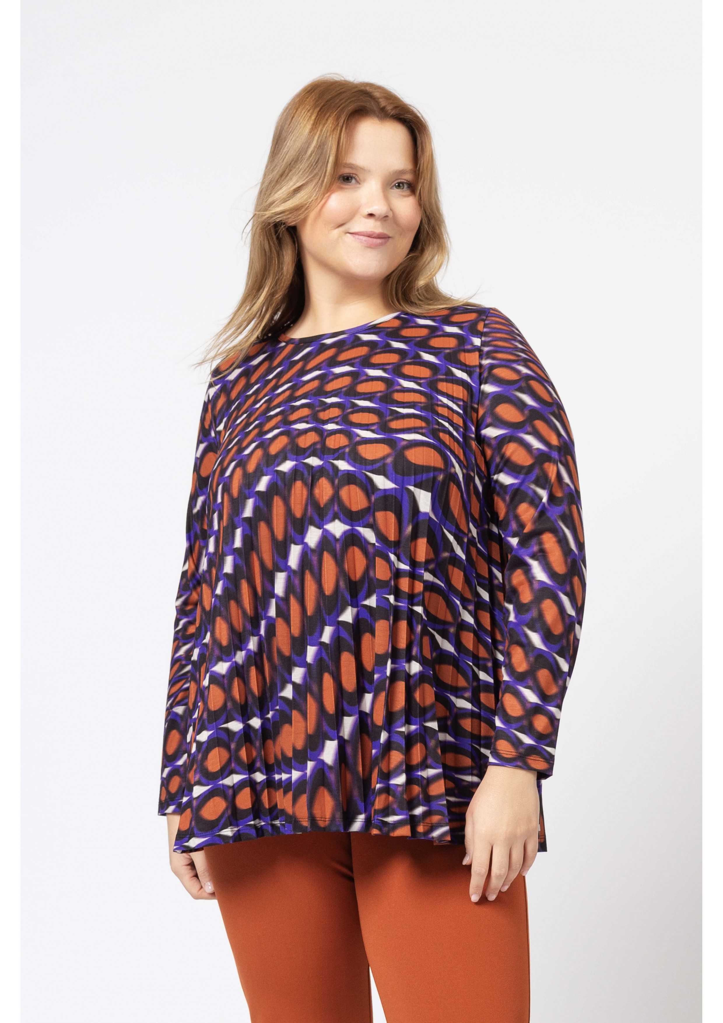 Printed Knit Tunic Autumn...