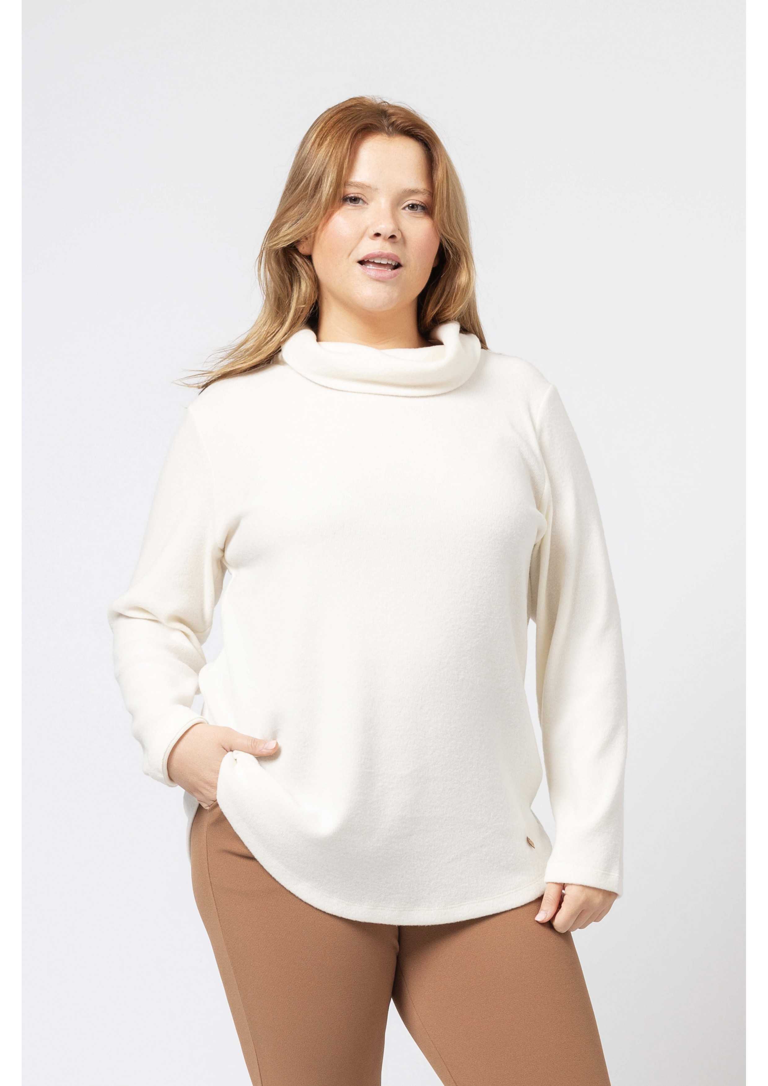 Plain Knit Sweater Autumn...