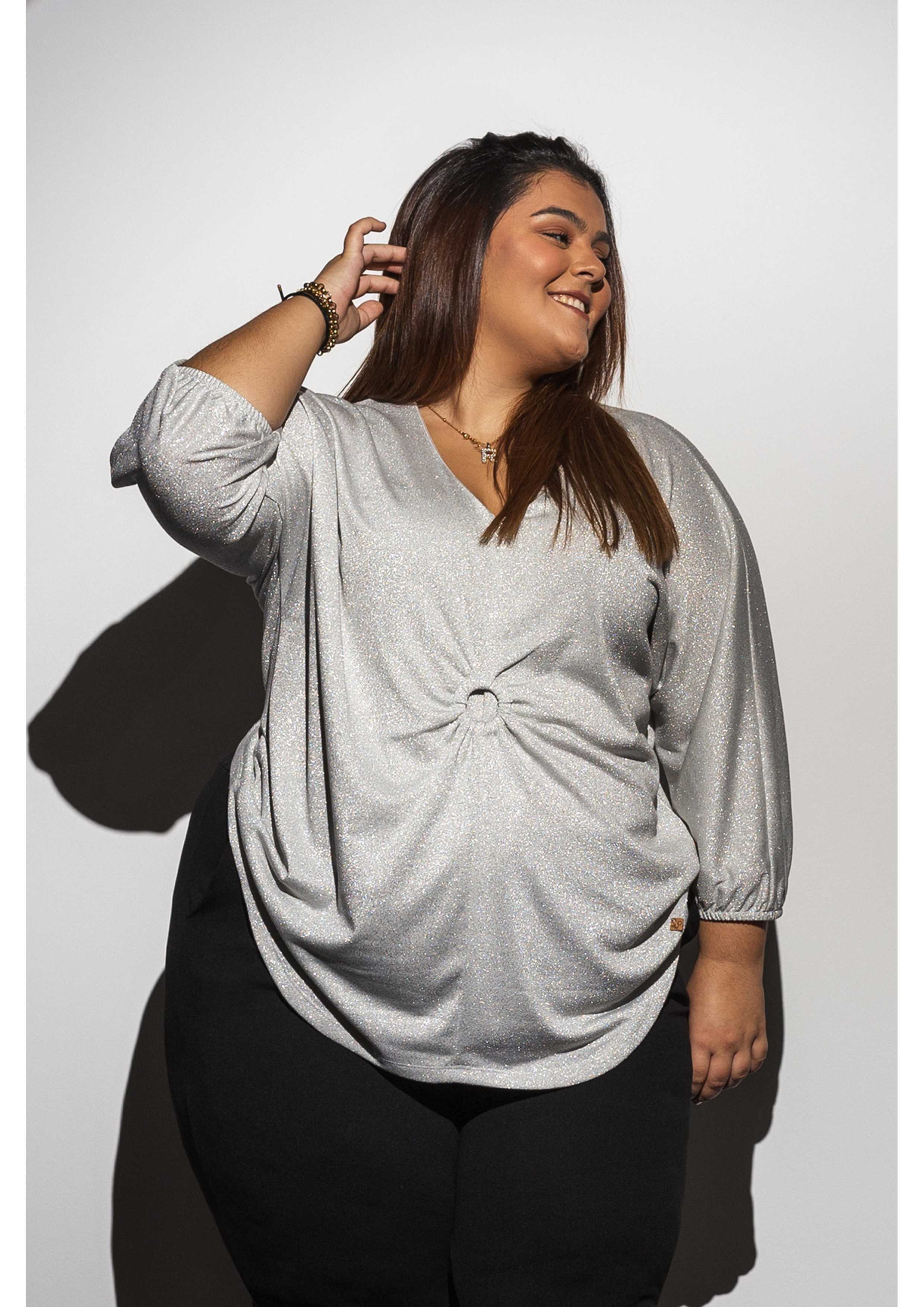 Plain Knit Tunic Autumn...