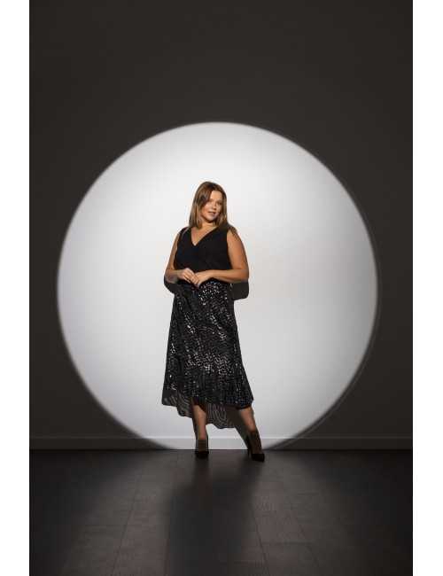 Printed Knit Skirt Autumn...