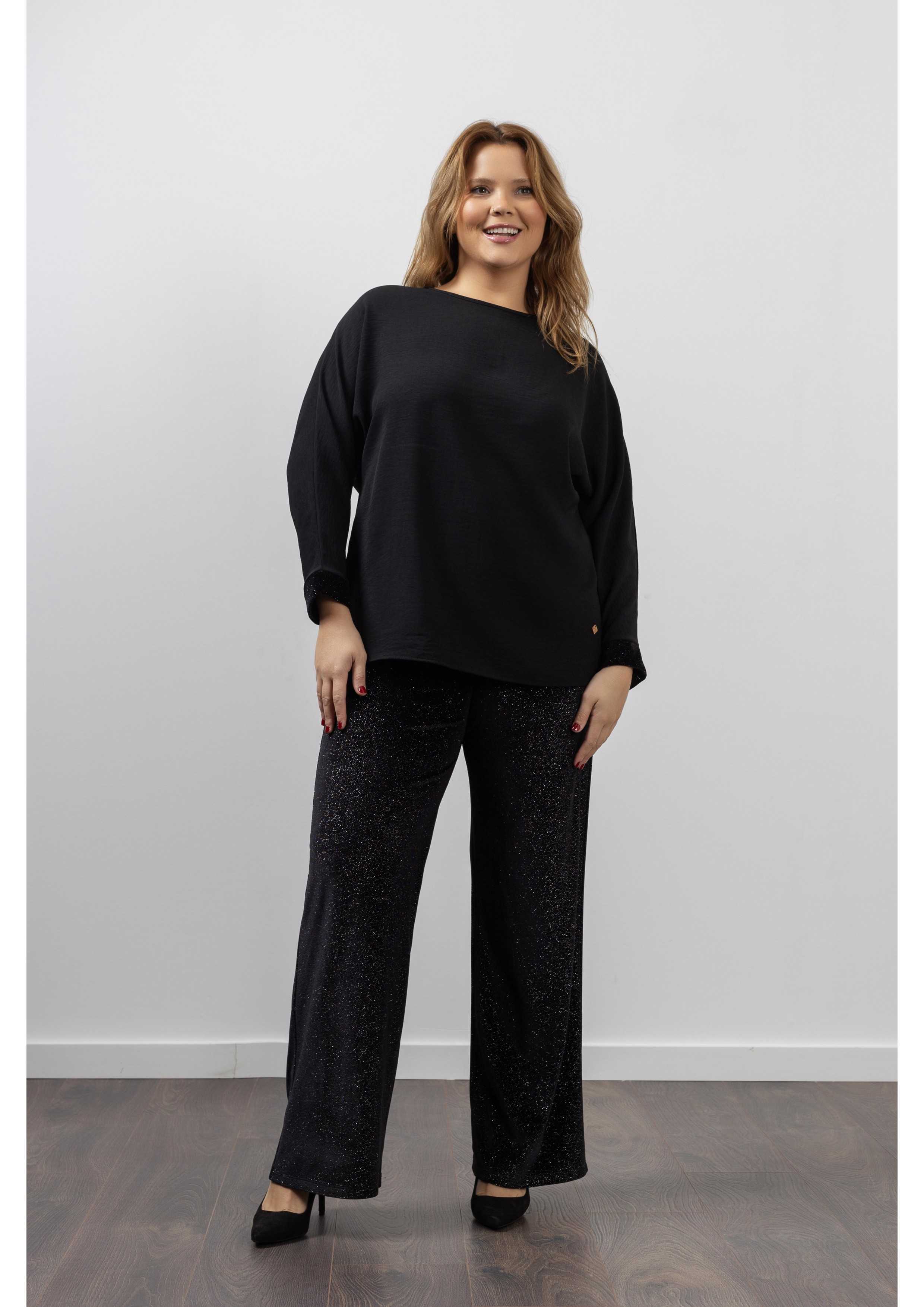 Black Velvet Pants Autumn...