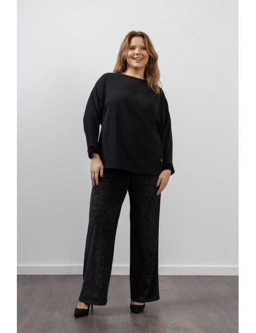 Black Velvet Pants Autumn...