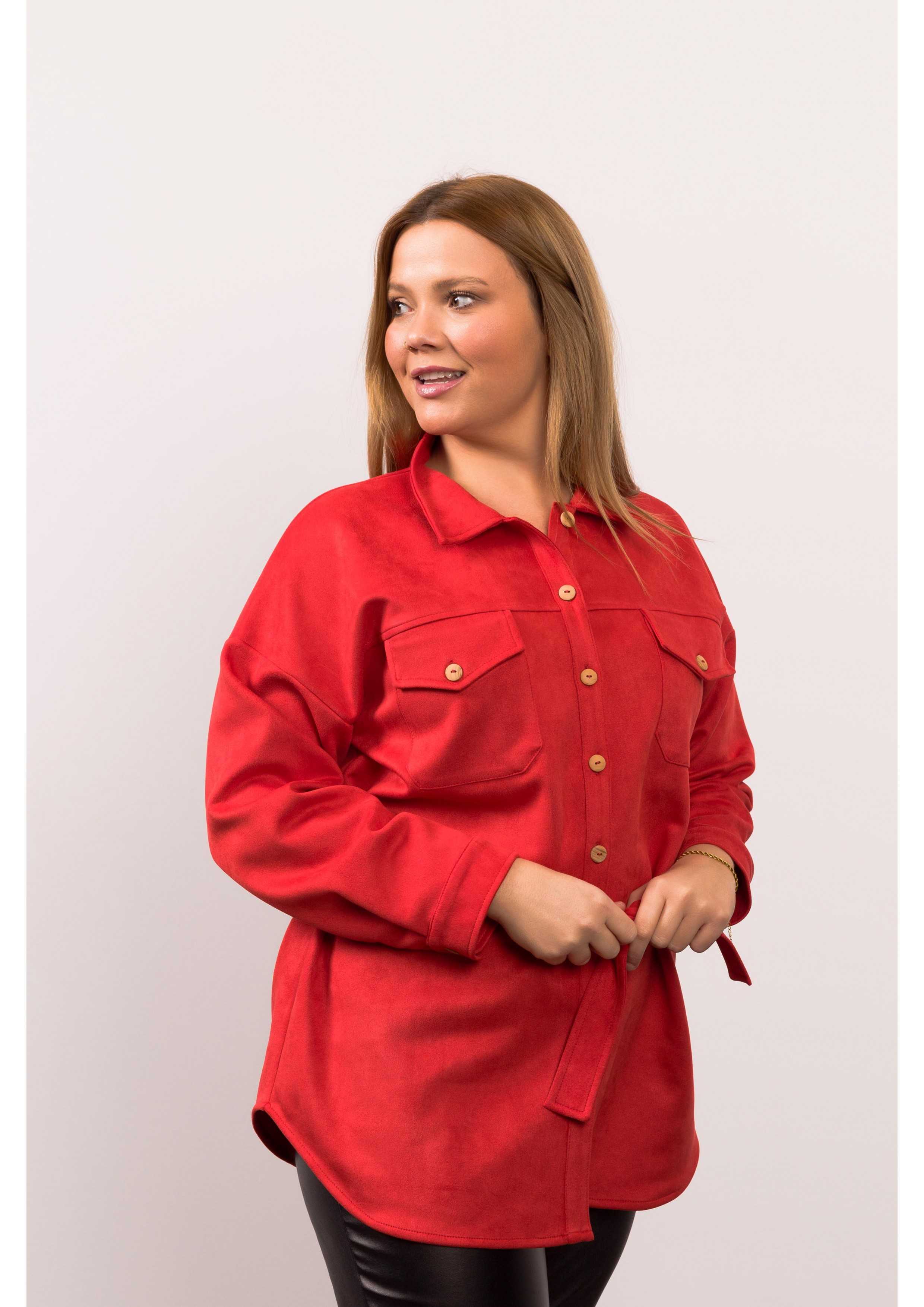 Veste en tissu uni...