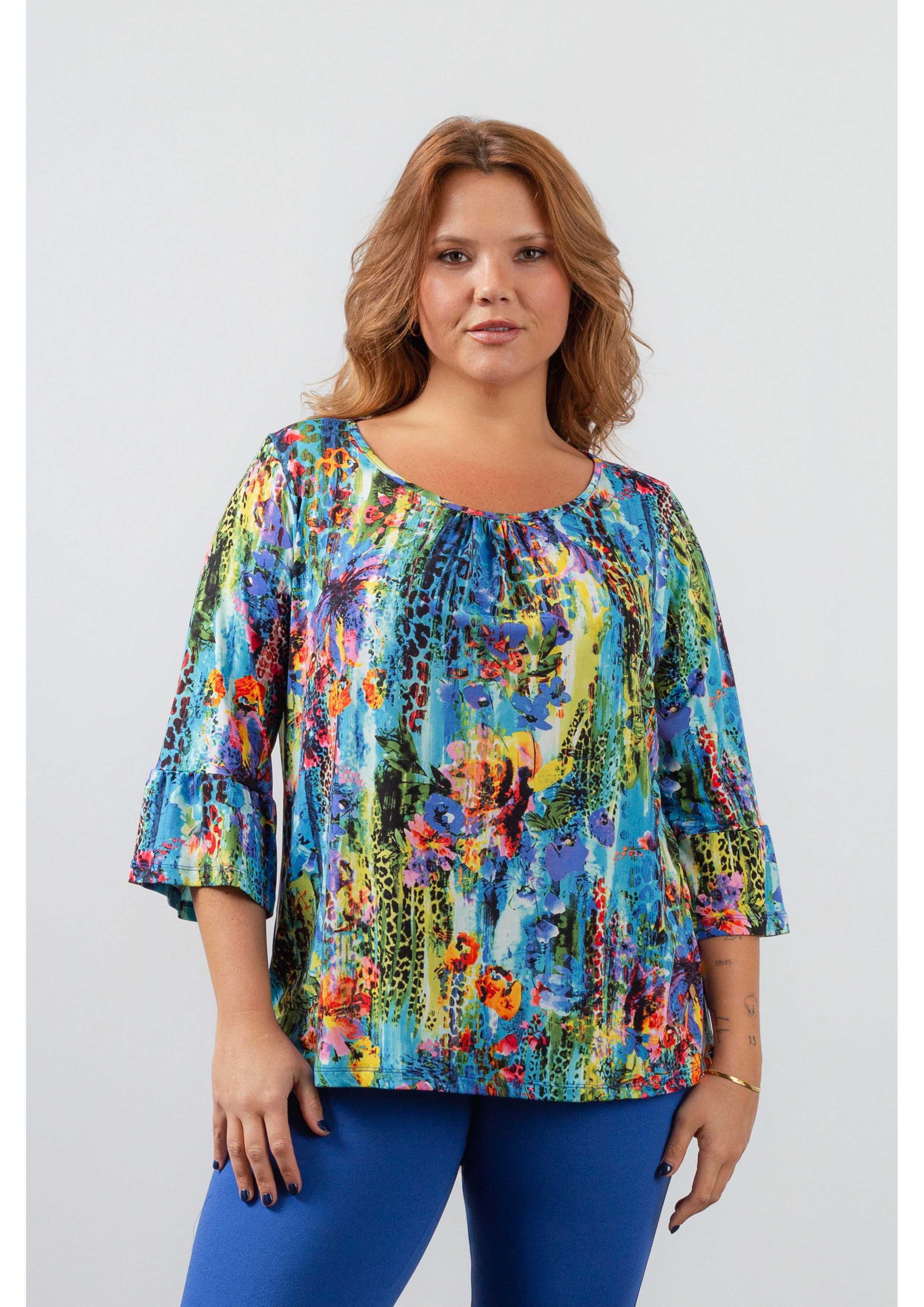 Printed Knit Tunic Spring...
