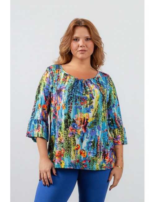 Tunique en maille imprimée...