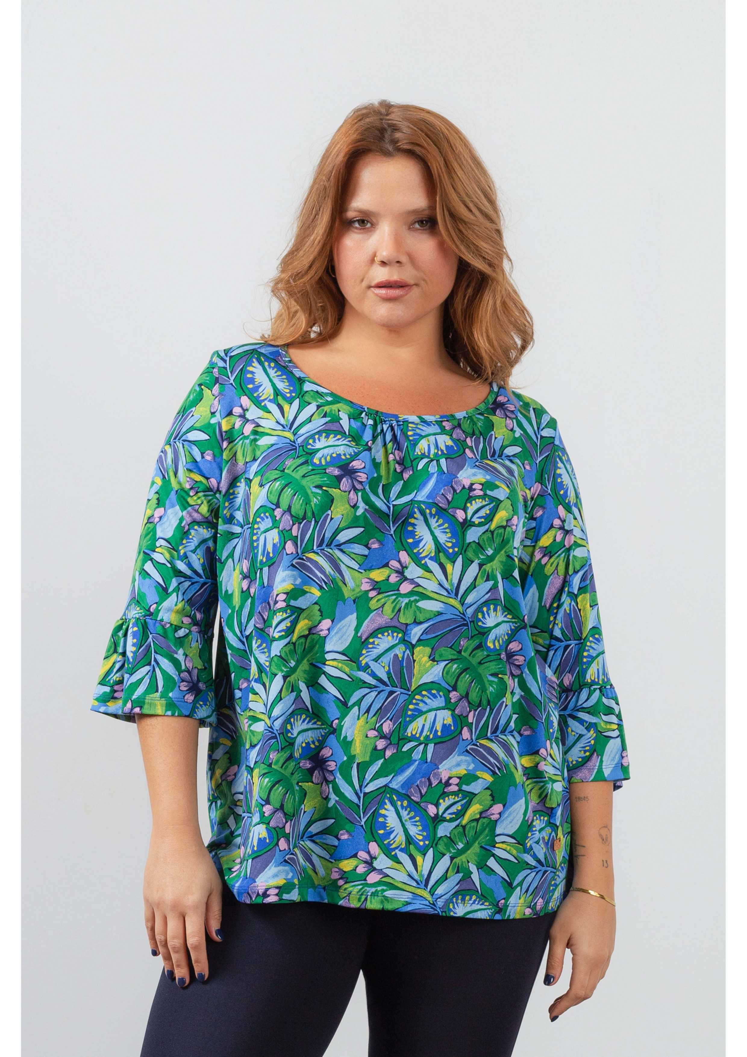 Printed Knit Tunic Spring...