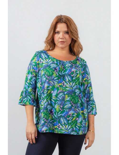 Tunique en maille imprimée...