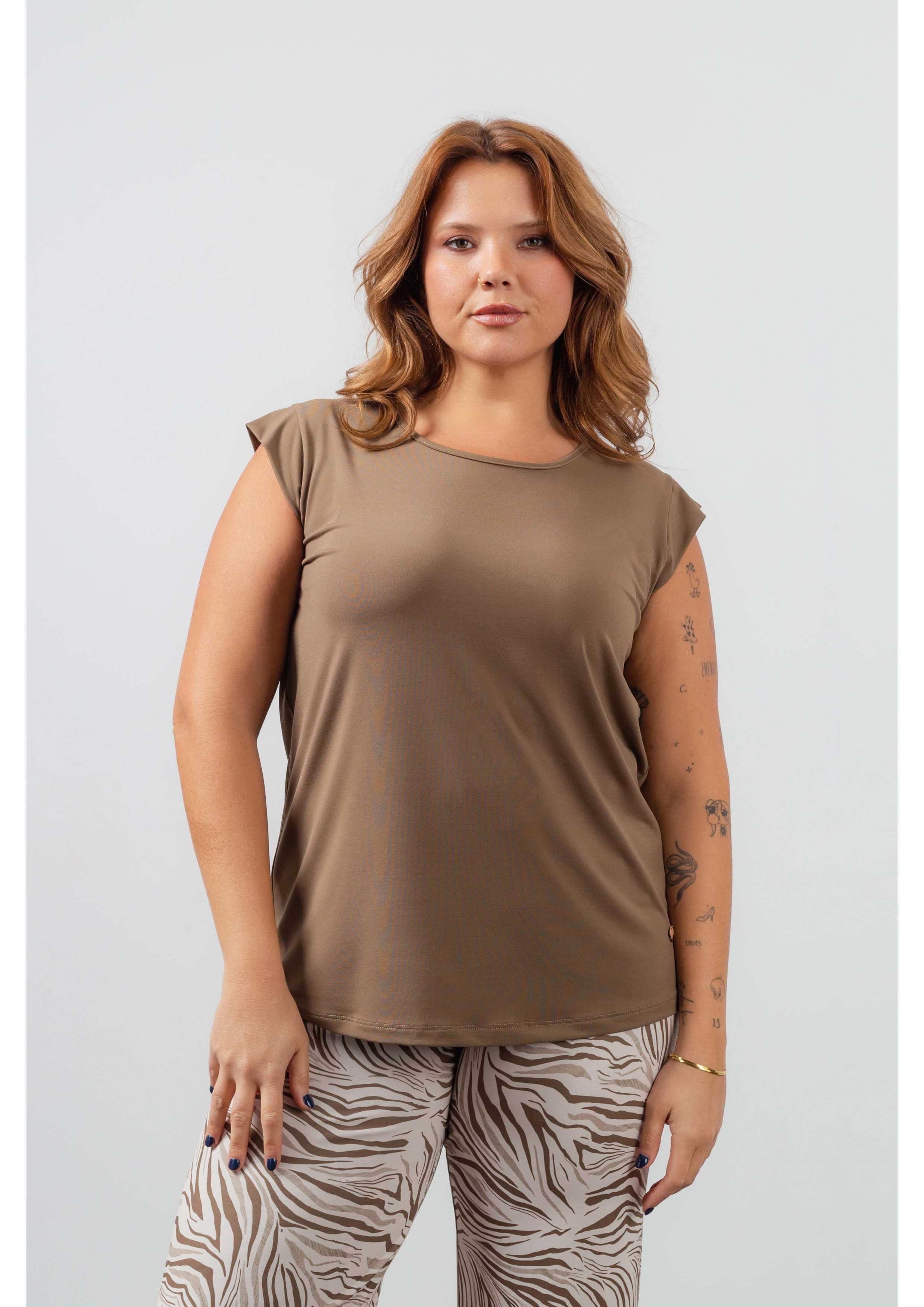 Camiseta de punto liso...