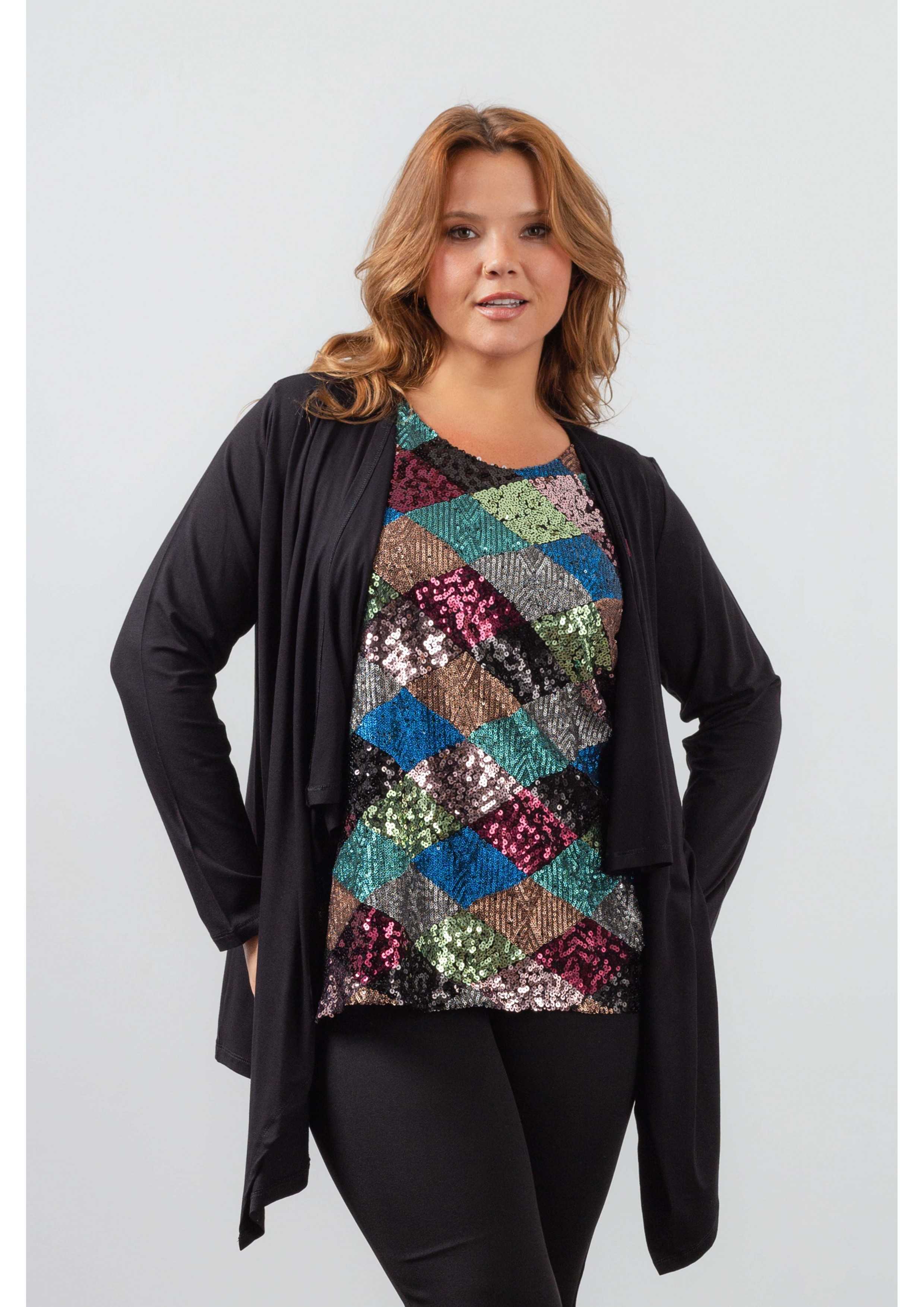 Ensemble top et cardigan en...