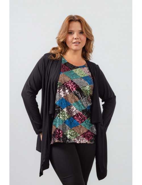 Ensemble top et cardigan en...