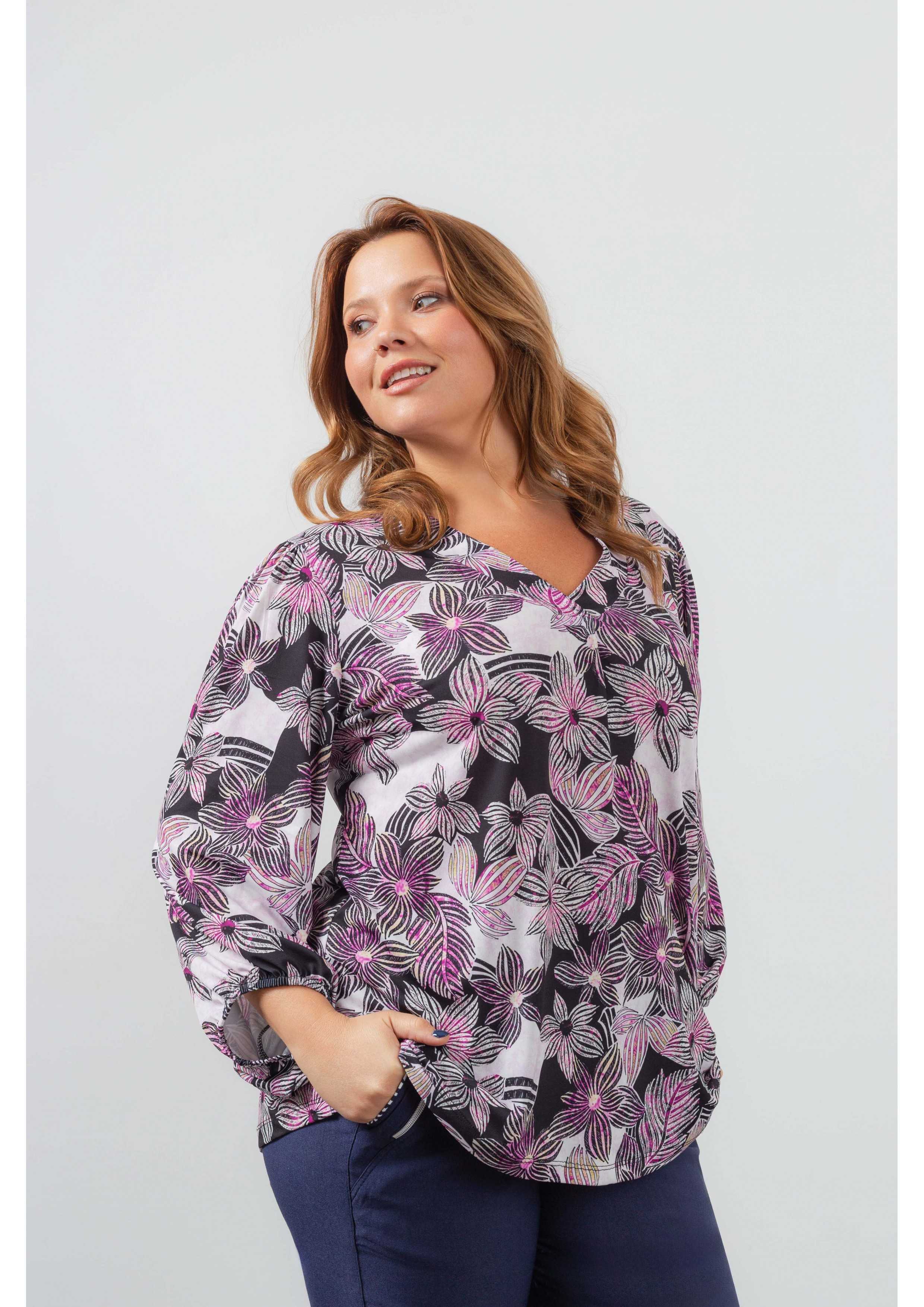 Printed Knit Tunic Spring...