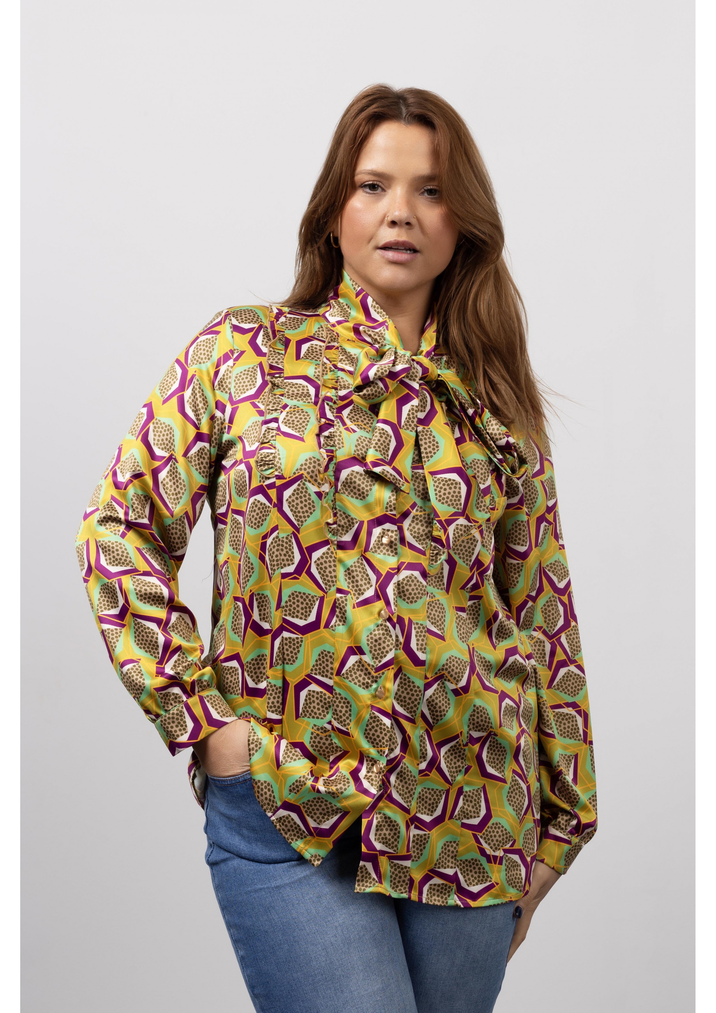 Printed Fabric Blouse...